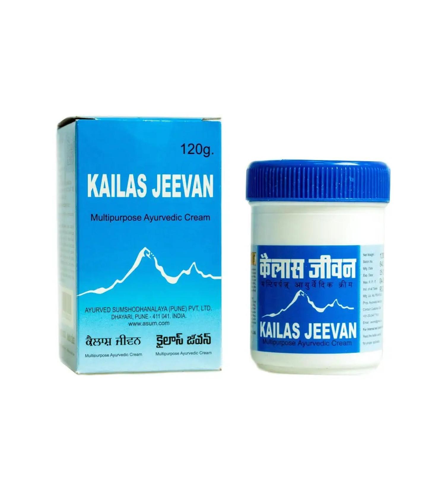Ayurved Sumshodhanalaya Kailas Jeevan Balm cream Ayurvedic 120 g