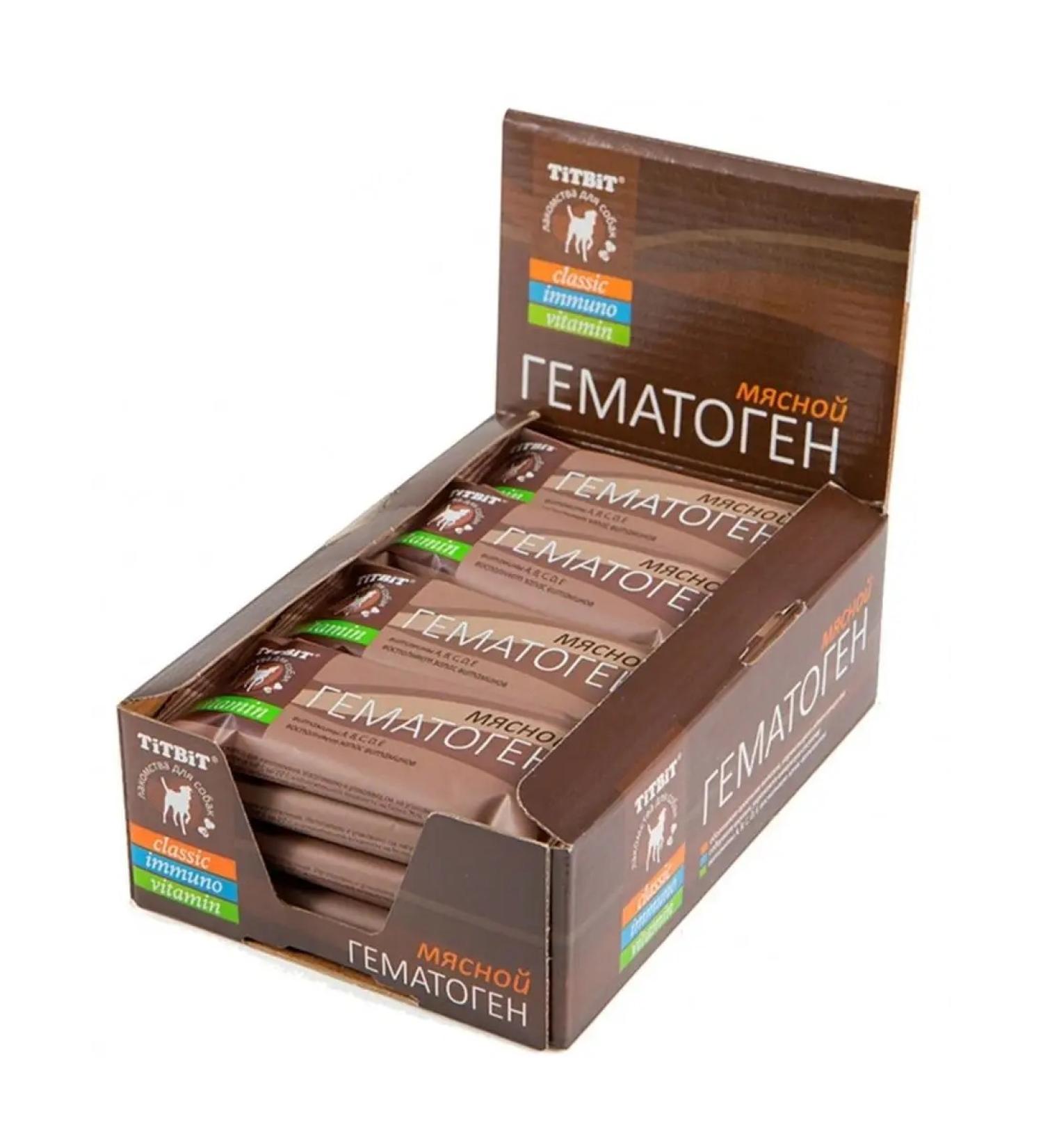 TiTBiT Dog treating hematogen meat Vitamin 16x35 gr - Buy Online on GoSupps.com