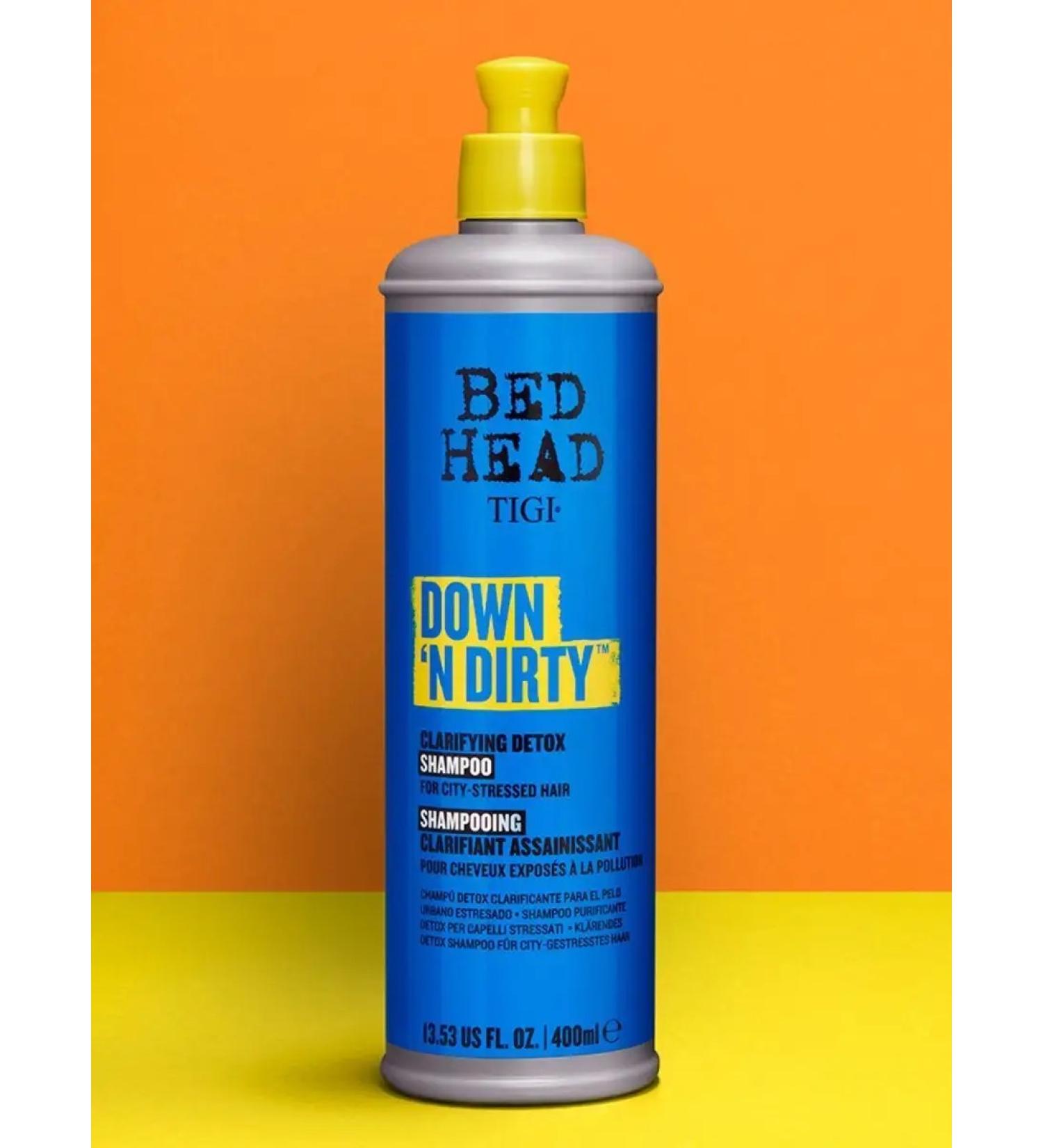 TIGI Shampoo - Hair detox Bed Head Down N Dirty 400ml - Buy Online on GoSupps.com