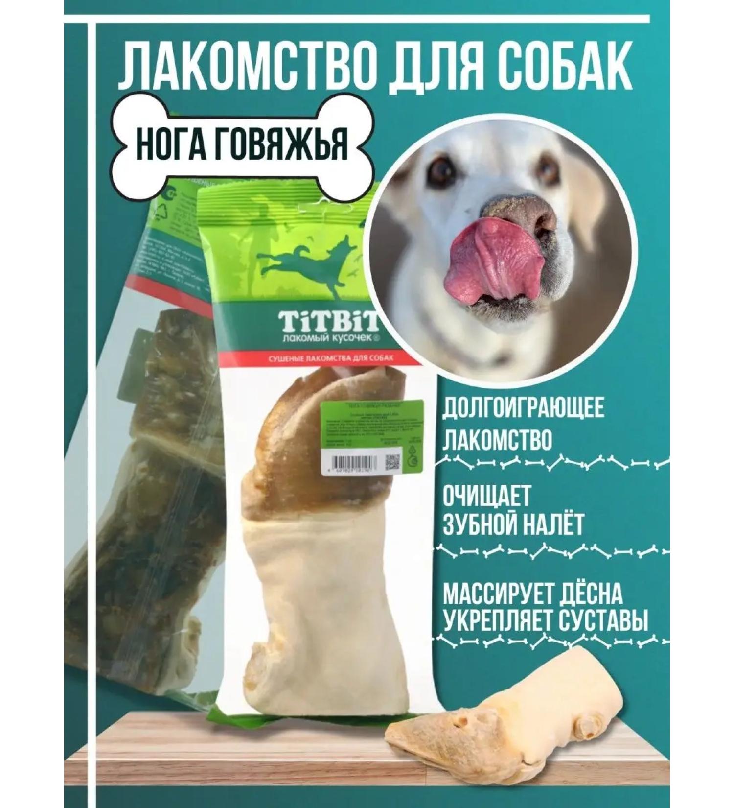 TiTBiT Dog treating a foot beef with a hoof cut - Buy Online on GoSupps.com