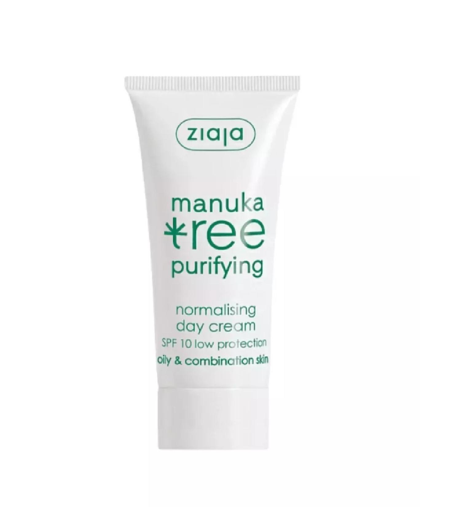 Ziaja Facial daytime cream "Manuki tree" 50 ml 1 pcs - Buy Online on GoSupps.com