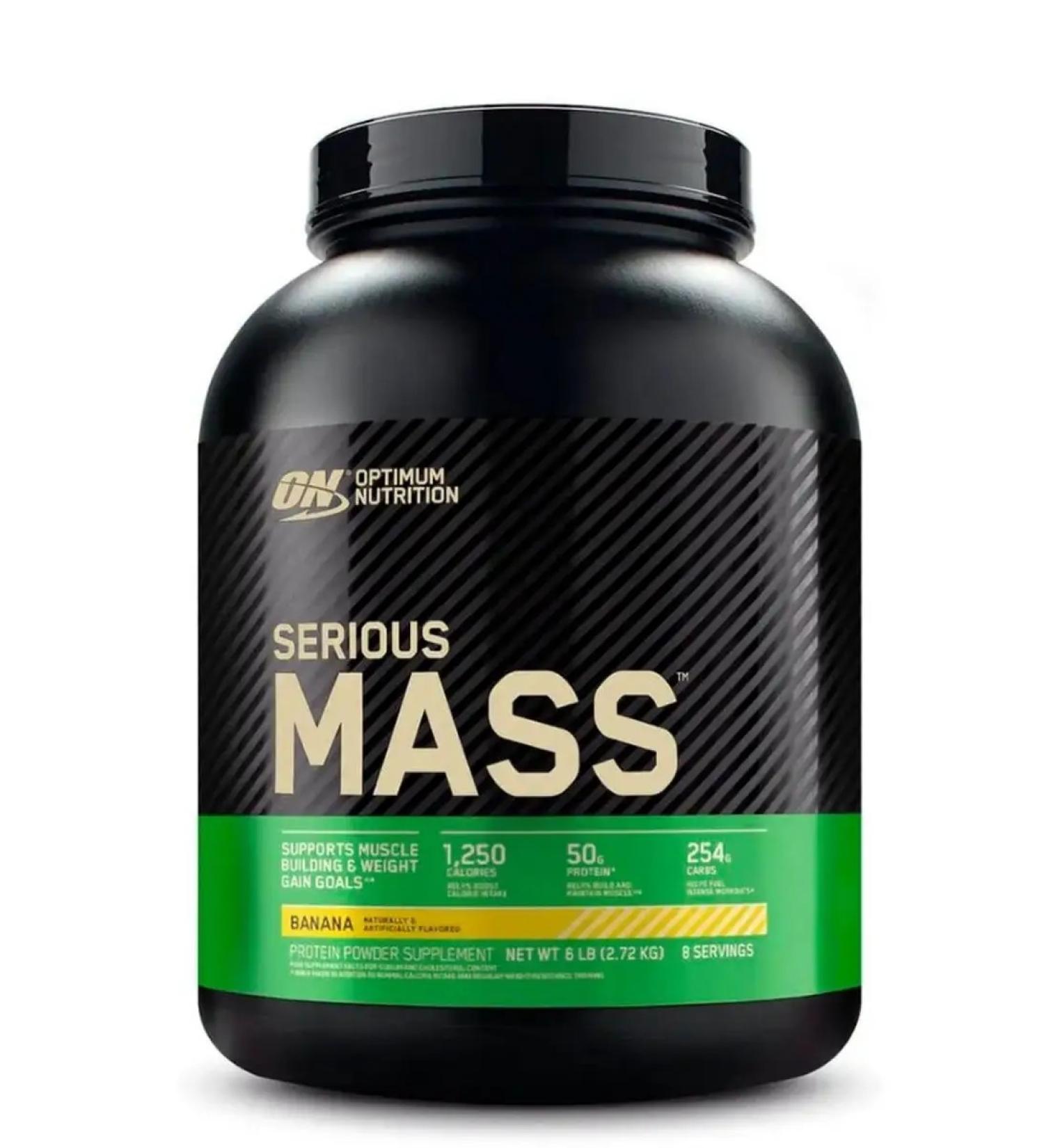 Optimum Nutrition Heiner Serious Mass 2720 g (banana) - Buy Online on GoSupps.com