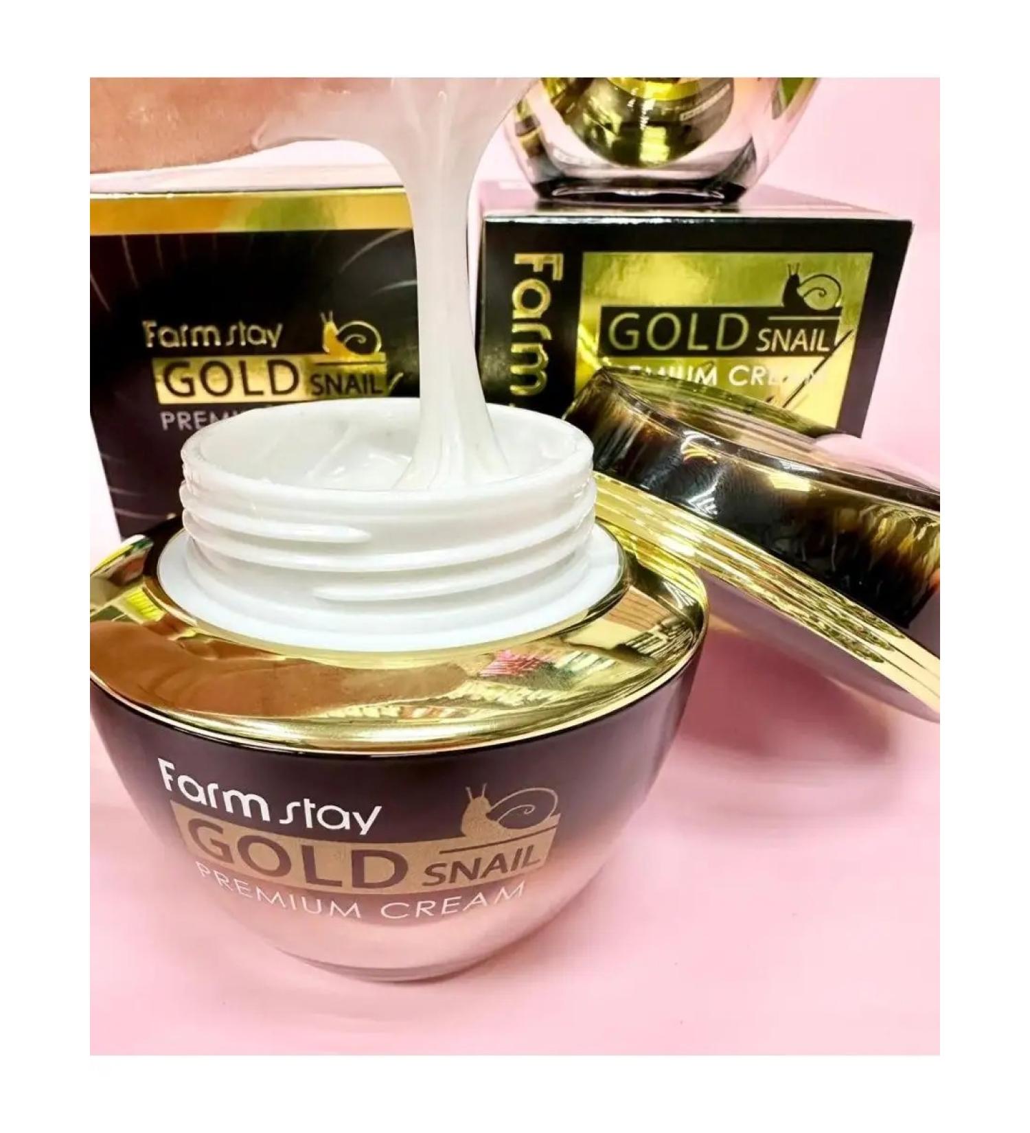 Farm Stay Gold Snail Premium Cream Cream from wrinkles - Buy Online on GoSupps.com