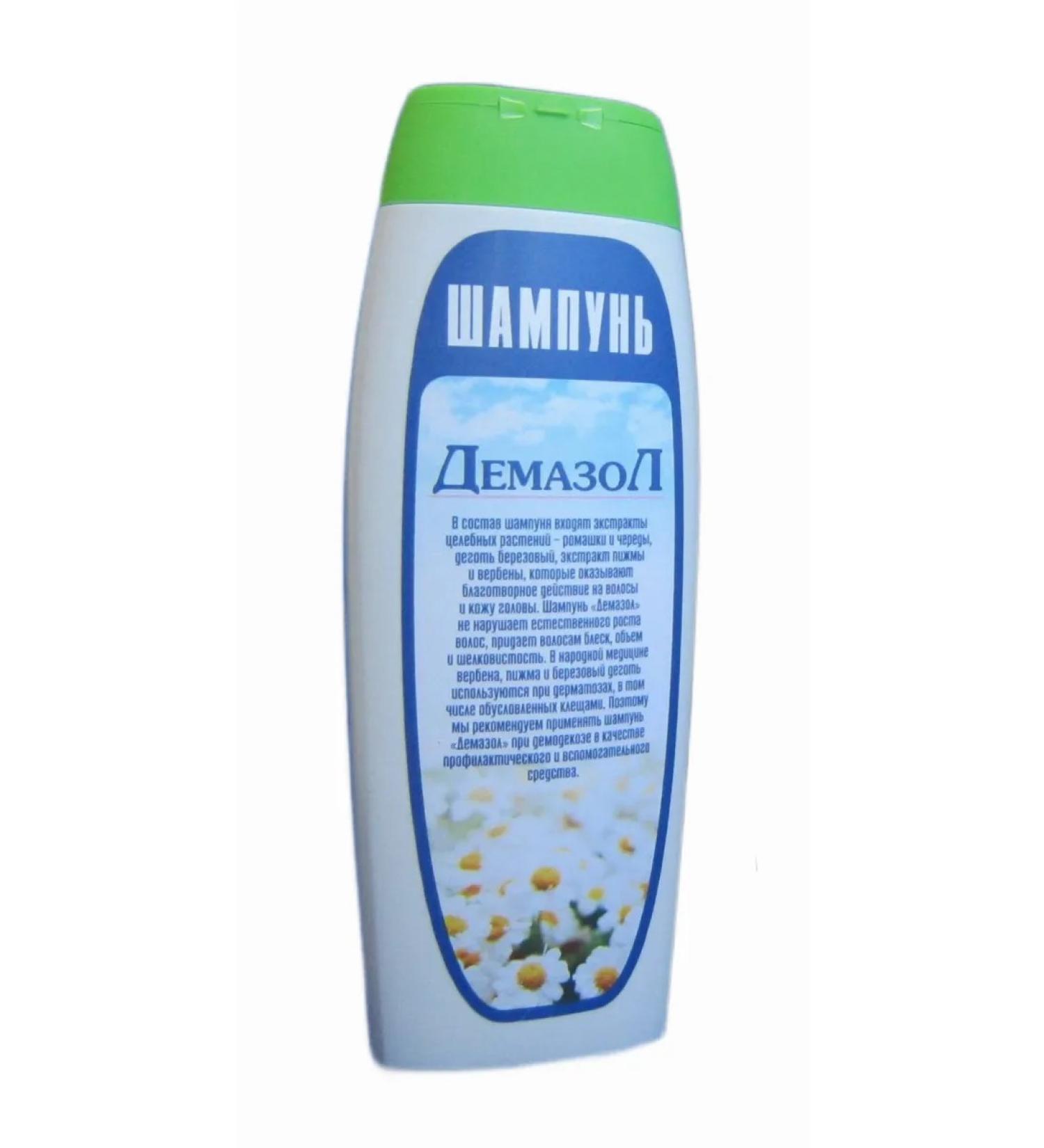 Inpharma 2000 LLC Demazole shampoo in a 250ml bottle