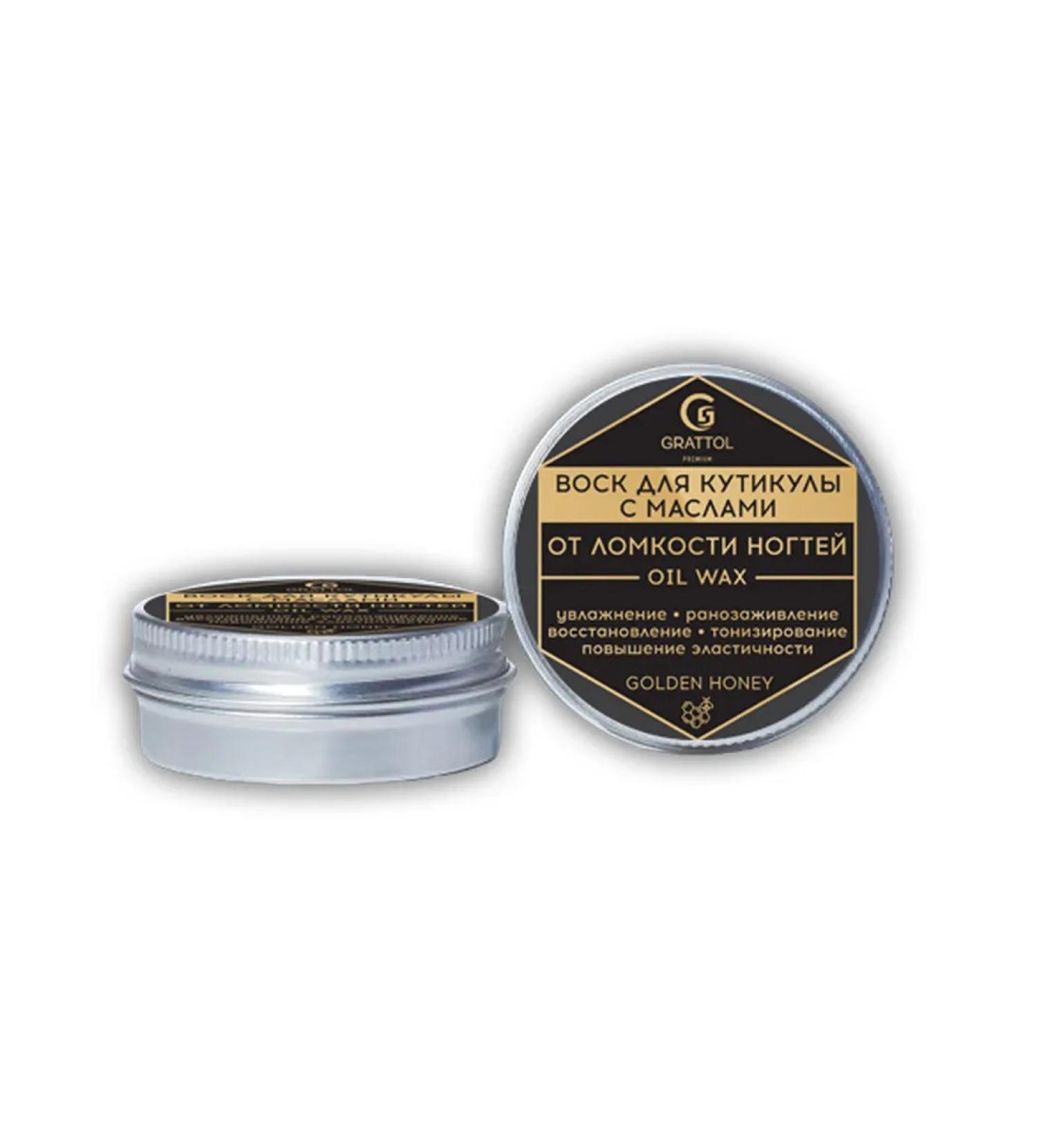 Grattol Clean wax with oils strengthening nails from brittleness