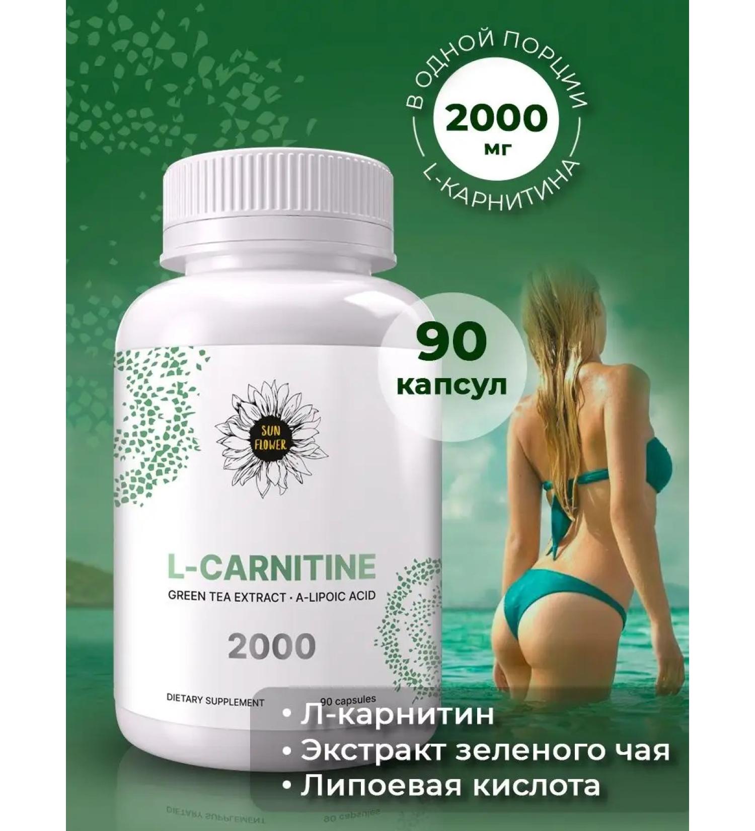 Sun Flower L carnitine fat burner L-Carnitine for weight loss - Buy Online on GoSupps.com