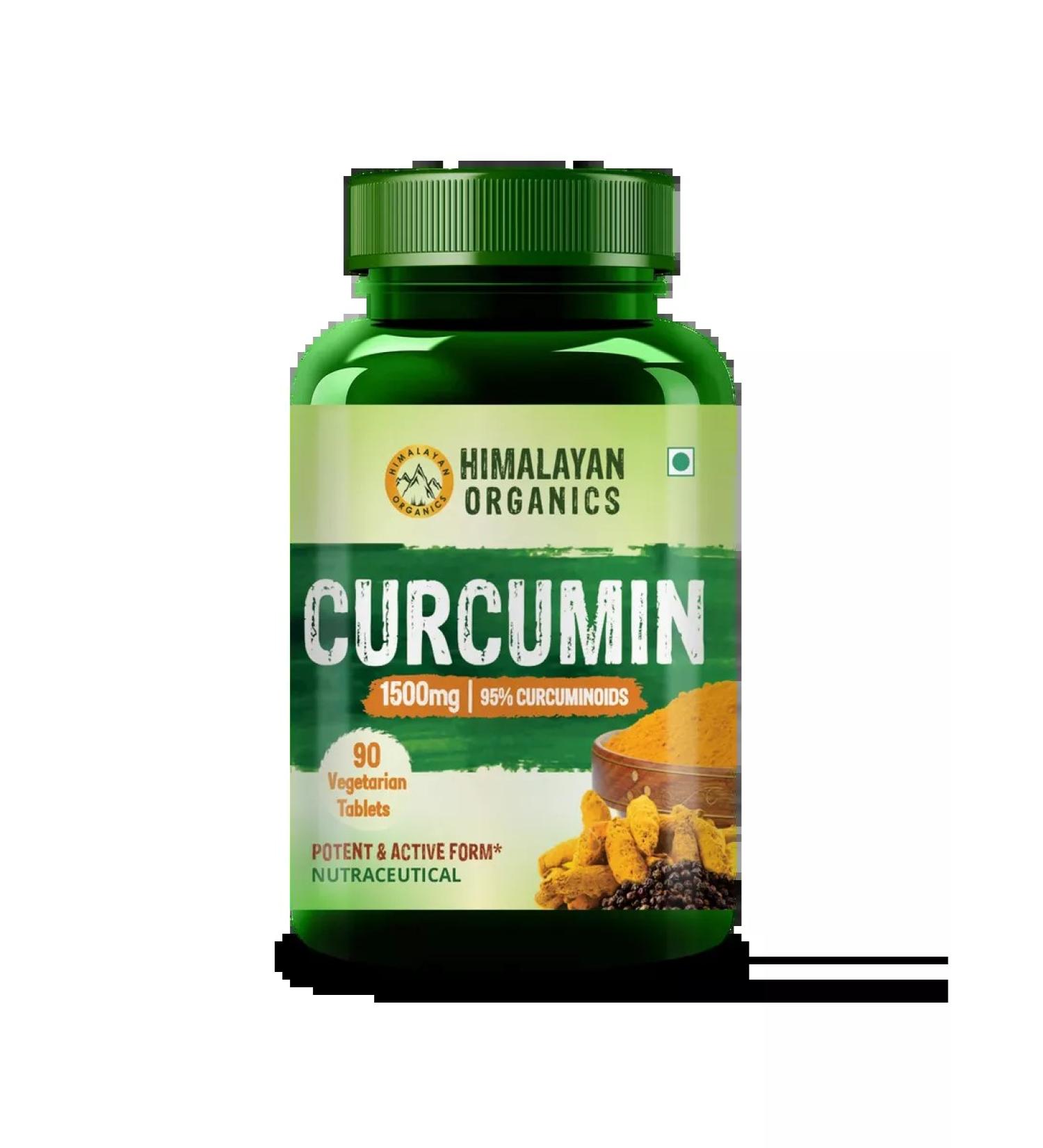 Himalayan Organics Curcumin with bioperin 90 tab. (1500 mg.) - Buy Online on GoSupps.com