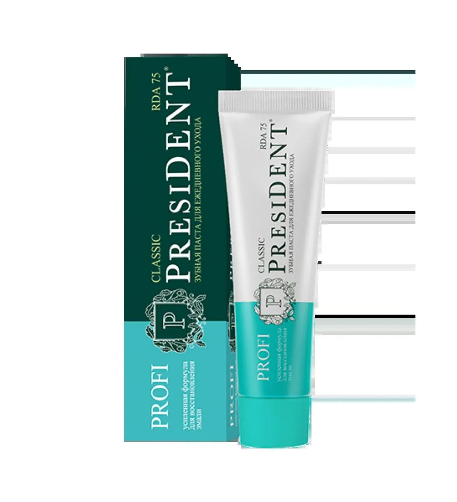 PRESIDENT Toothpaste for daily care Classic 50ml