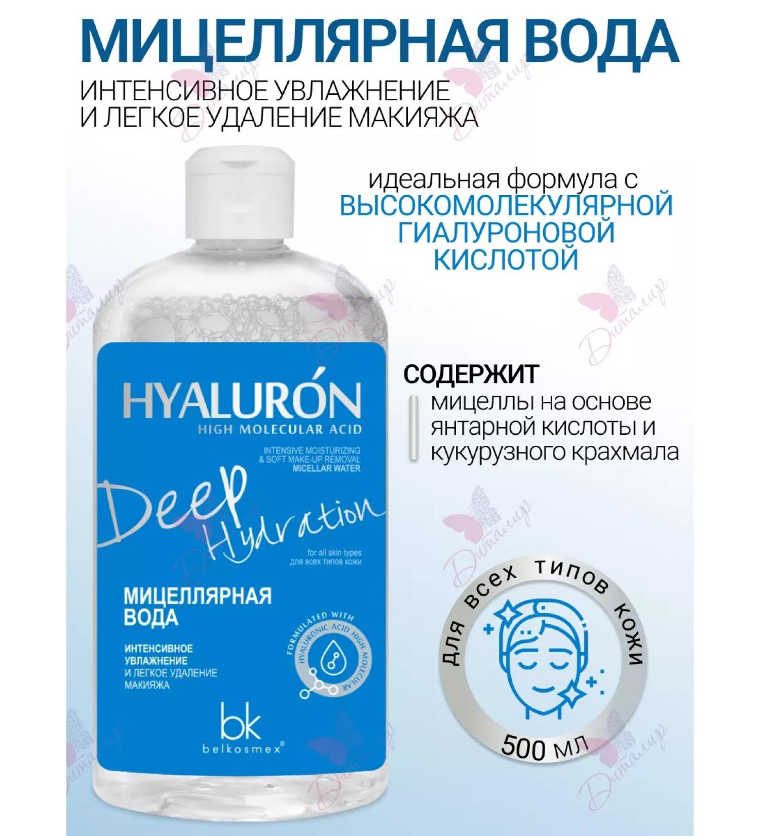 Belkosmex Micellar water for Hyaluron