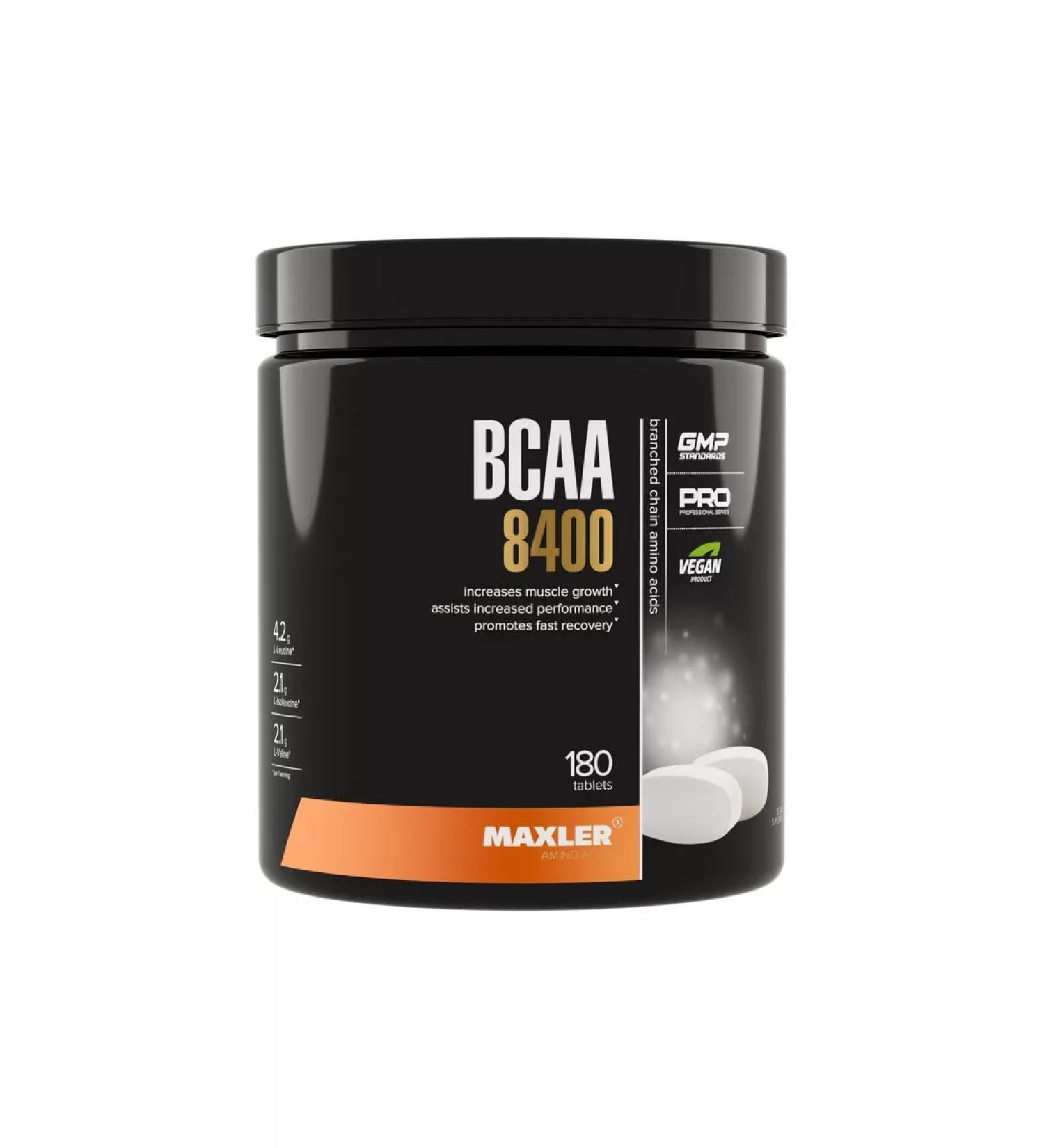 maxler BCAA 8400 180 tablets - Buy Online on GoSupps.com