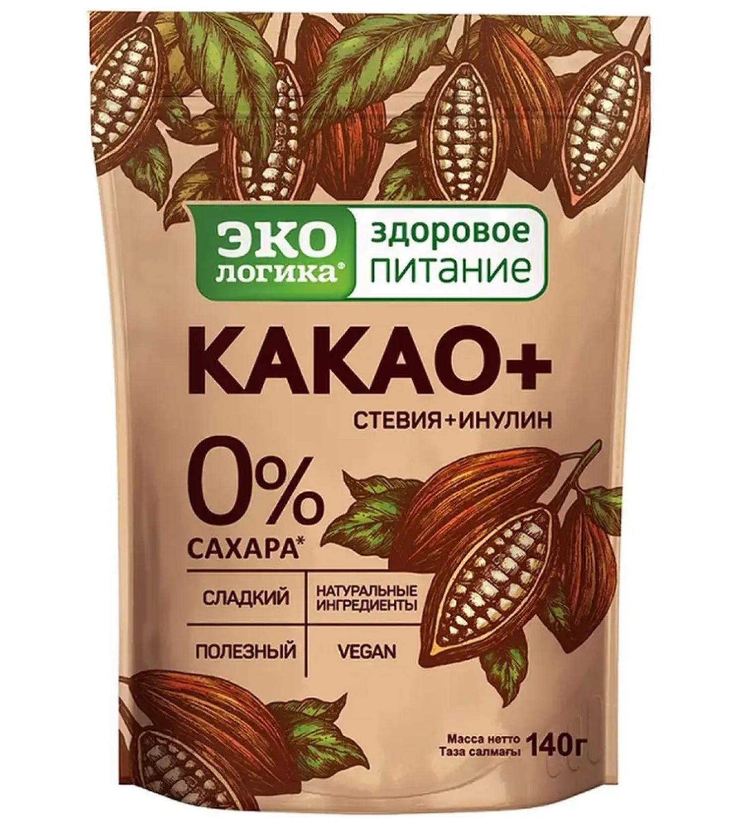 EcoLogic Cocoa plus 140 g (without sugar)