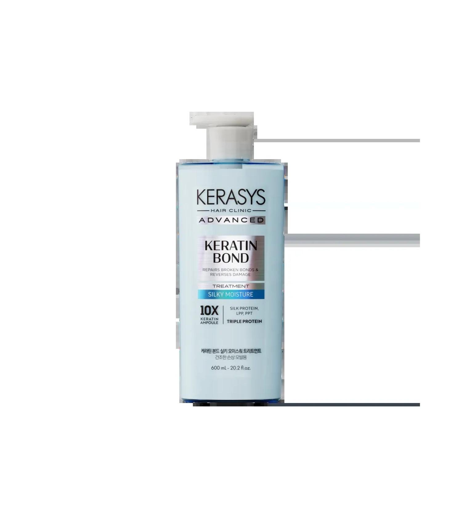 KeraSys Advanced Keratin Bond Mask - silk moisturizing 600 ml - Buy Online on GoSupps.com