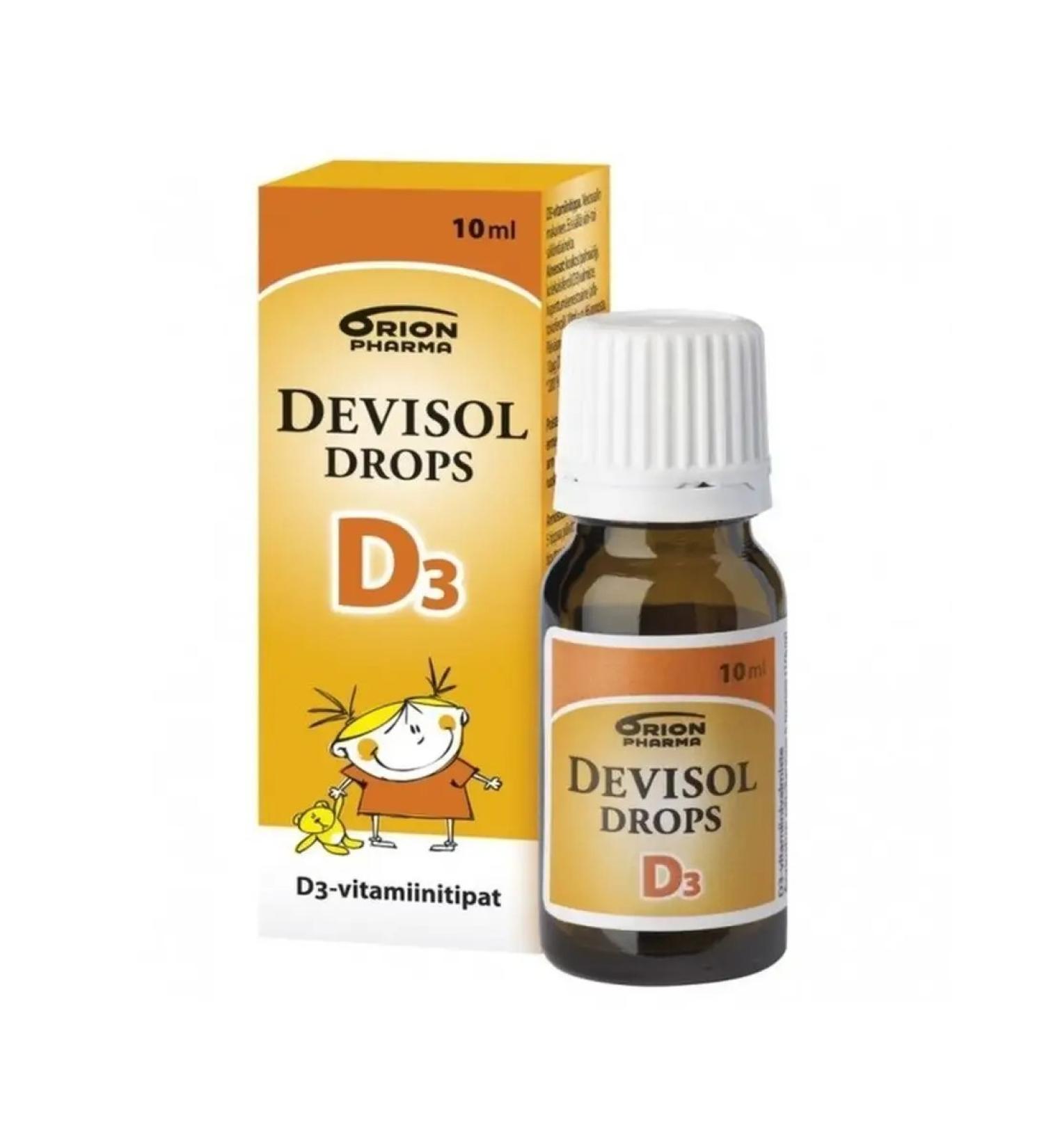 DEVISOL Vitamin D3 for children Oil drops 10ml