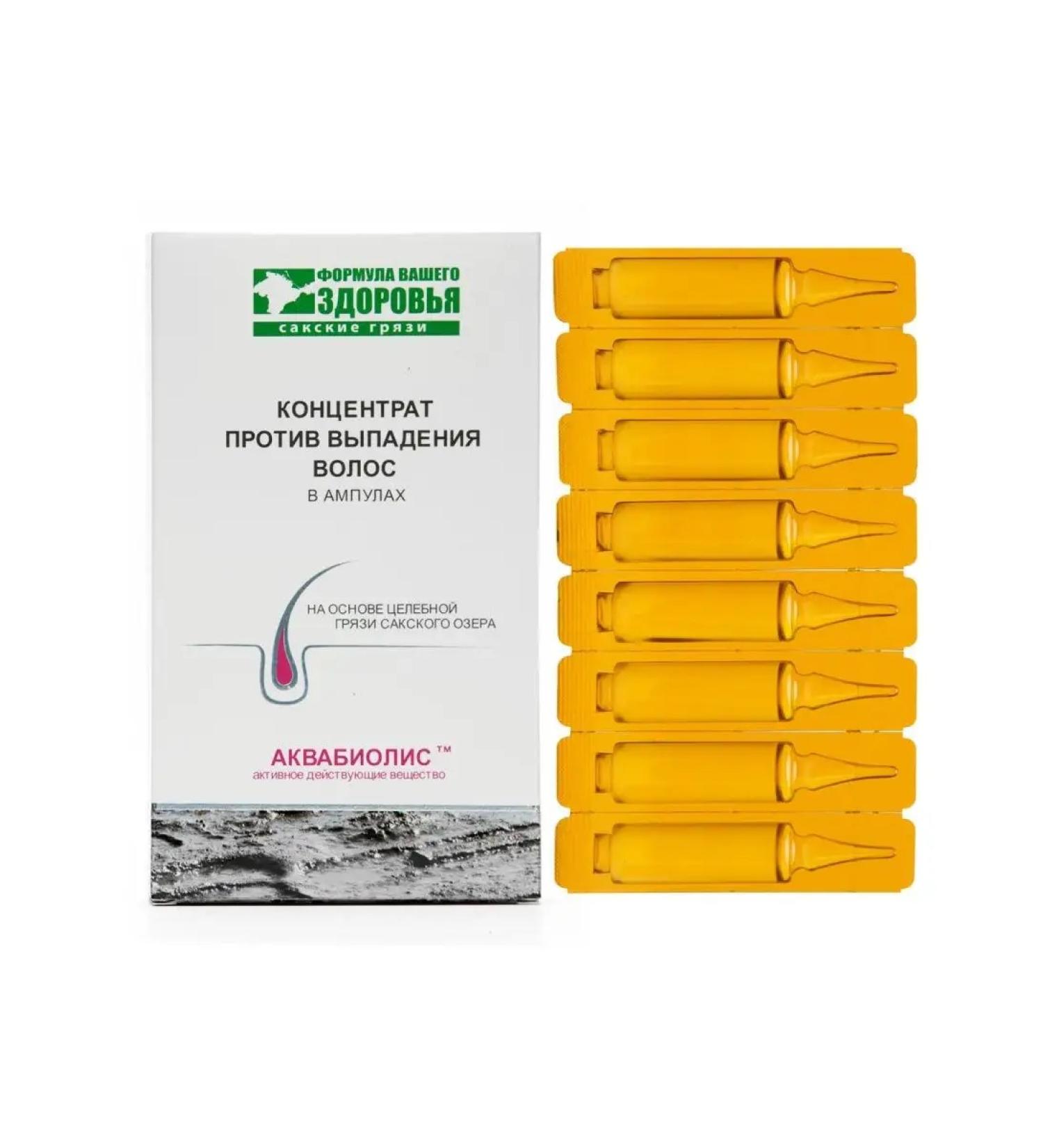 Saki mud / Aquabiolis Hair concentrate against falling out