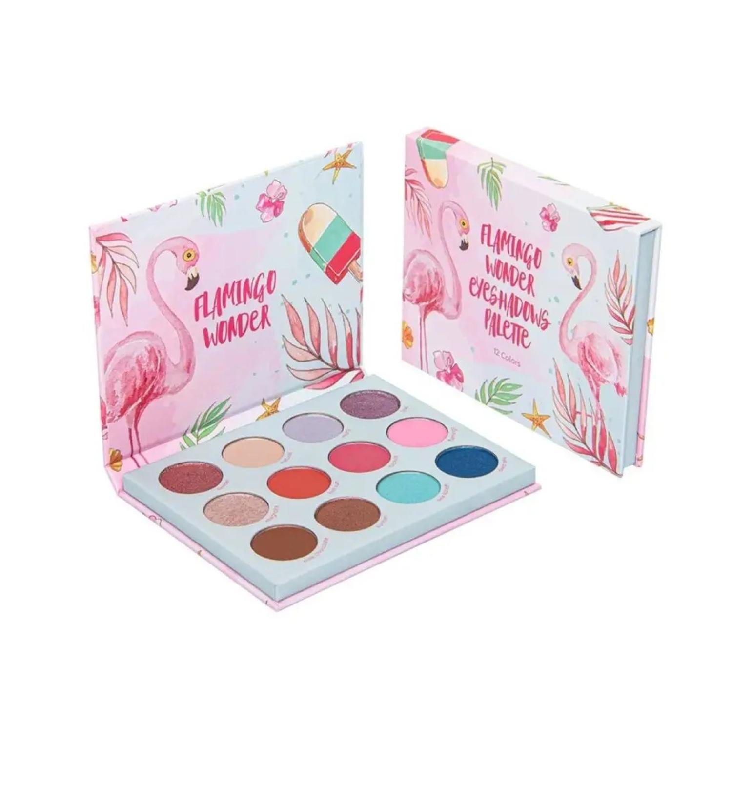Letual Palette for eye makeup "Flamingo Wonder"