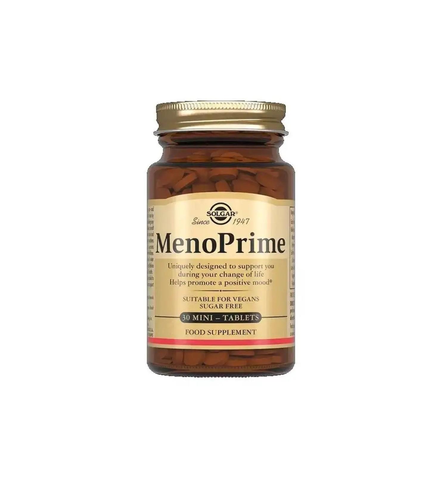 SOLGAR Meno Prime tablets 443 mg 30 pcs - Buy Online on GoSupps.com