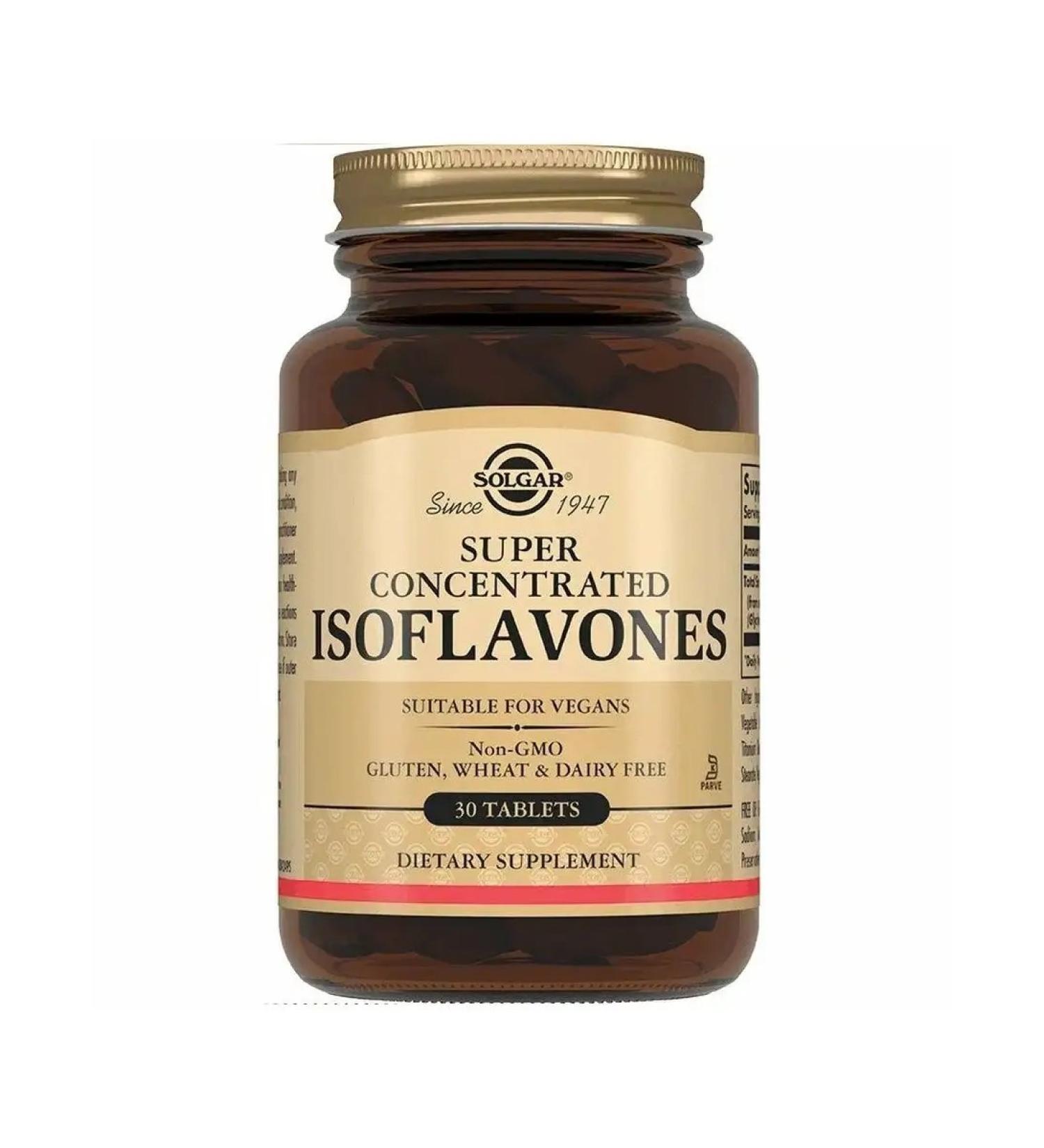 SOLGAR Super -Contractor of Isoflavonov Super Contracture 30 pcs - Buy Online on GoSupps.com