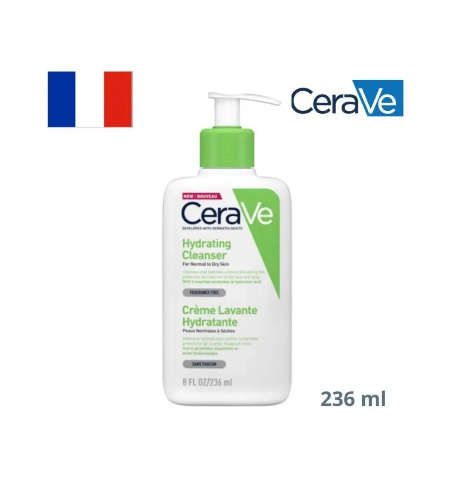 CeraVe Moisturizing cleansing cream gel sulfur 236ml - Buy Online on GoSupps.com