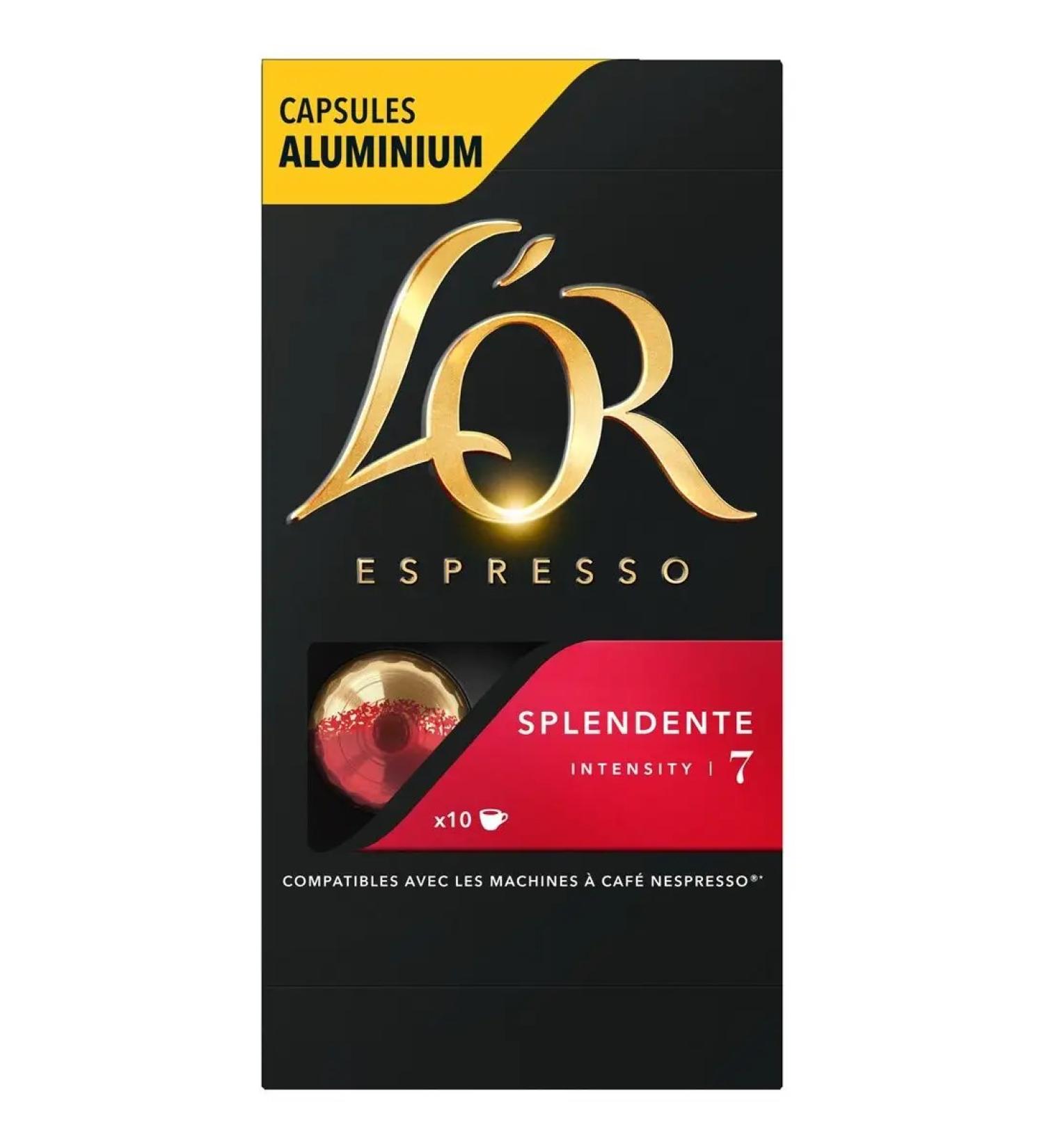 L'OR Capsules for Nespresso Espresso Splendente #7.10 pcs 52 g - Buy Online on GoSupps.com