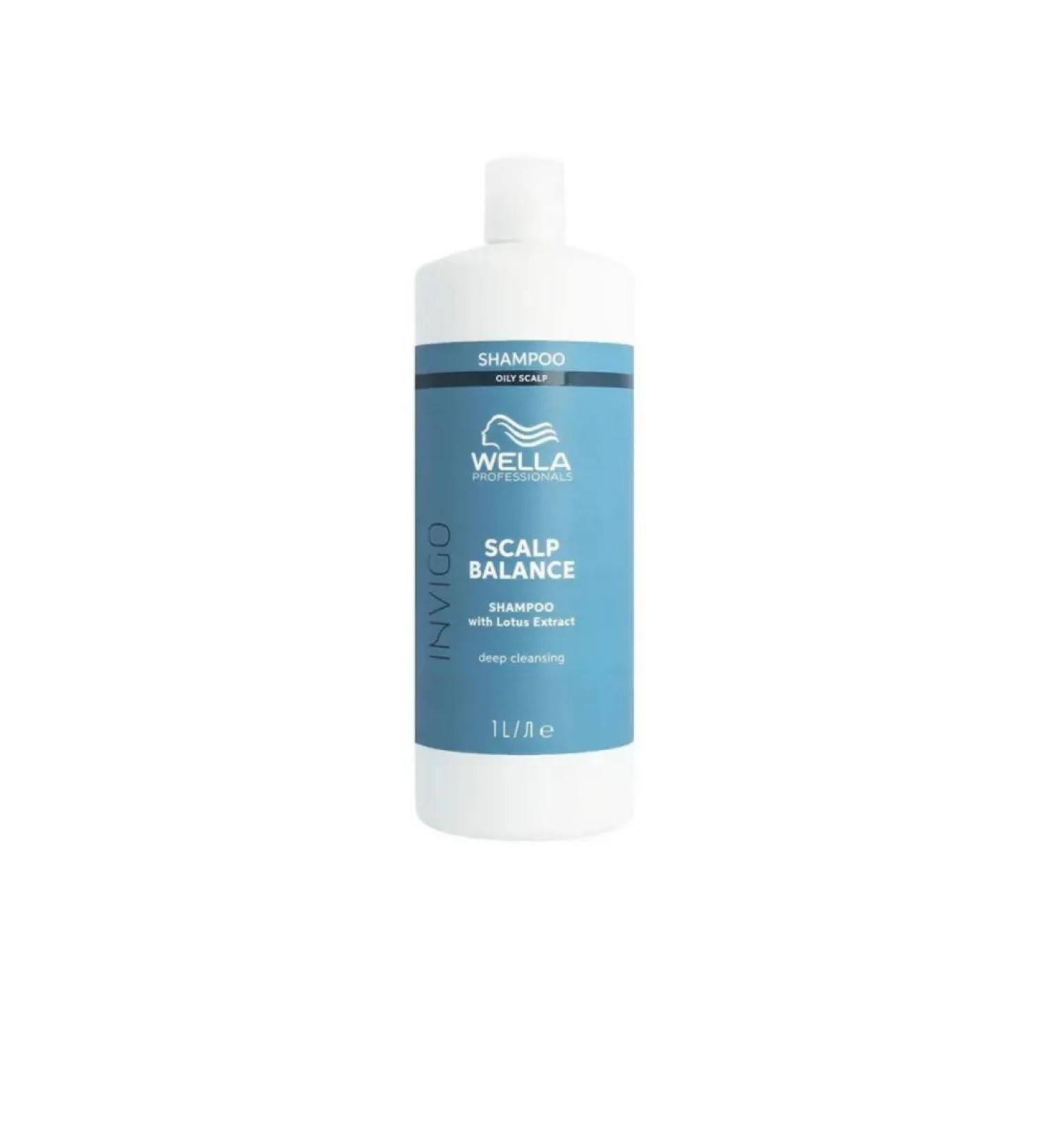 WELLA Invigo aqua pure shampoo hair Piling 1000 ml - Buy Online on GoSupps.com