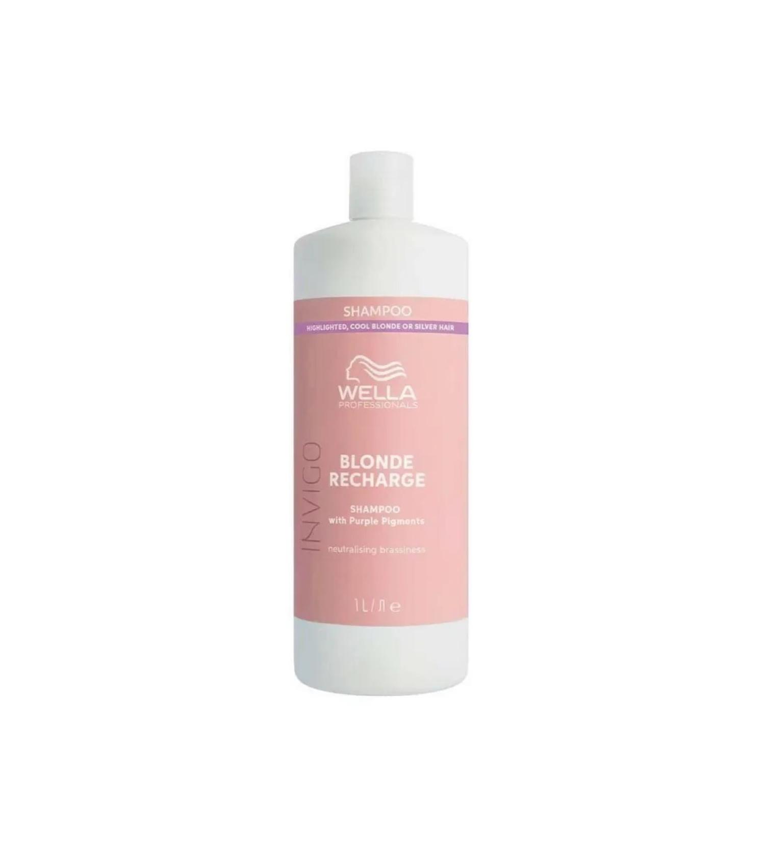 WELLA Blonde Recharge shampoo from yellowness of blond hair 1l 1l - Buy Online on GoSupps.com