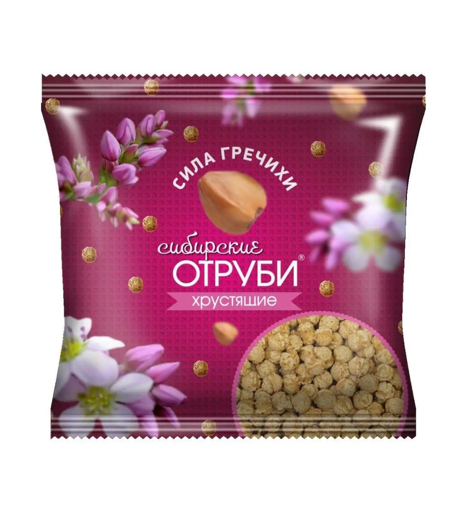 Honey and Jam Siberian bran "buckwheat" crispy balls 100 g