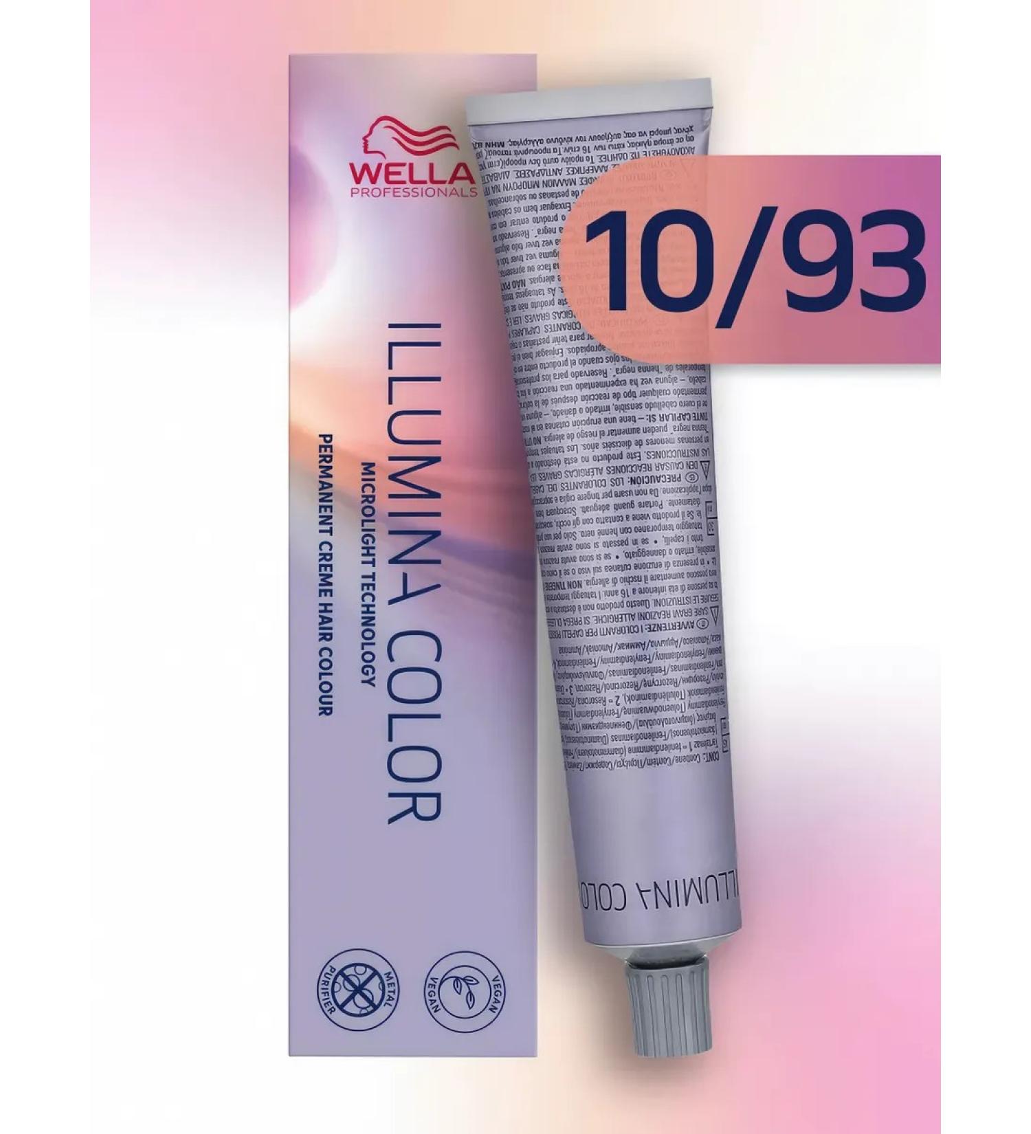 WELLA PROFESSIONALS Persistent hair cream Illumina Color 10 93 - Buy Online on GoSupps.com