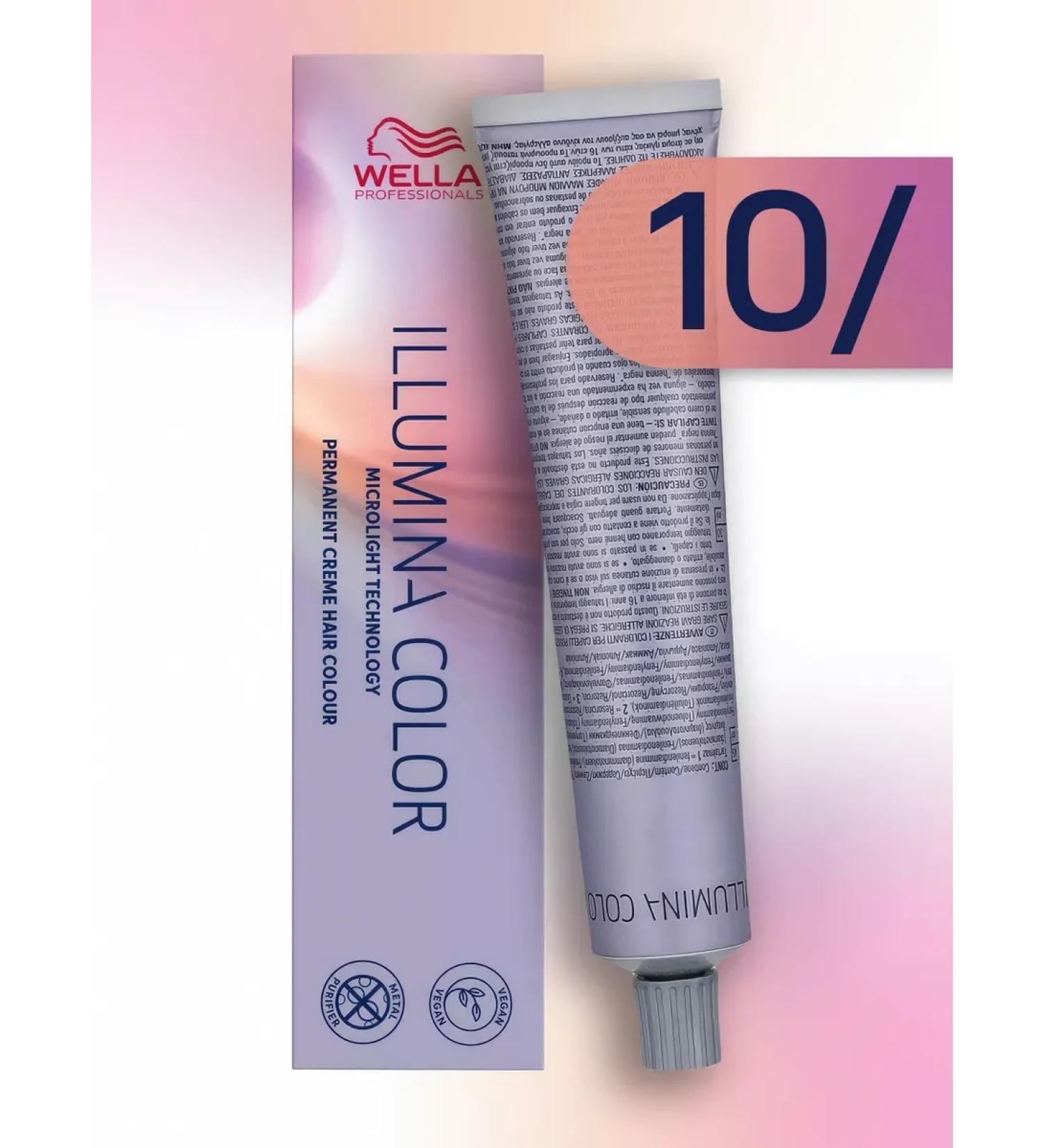 WELLA PROFESSIONALS Persistent Hair Cream Illumina Color 10 - Buy Online on GoSupps.com
