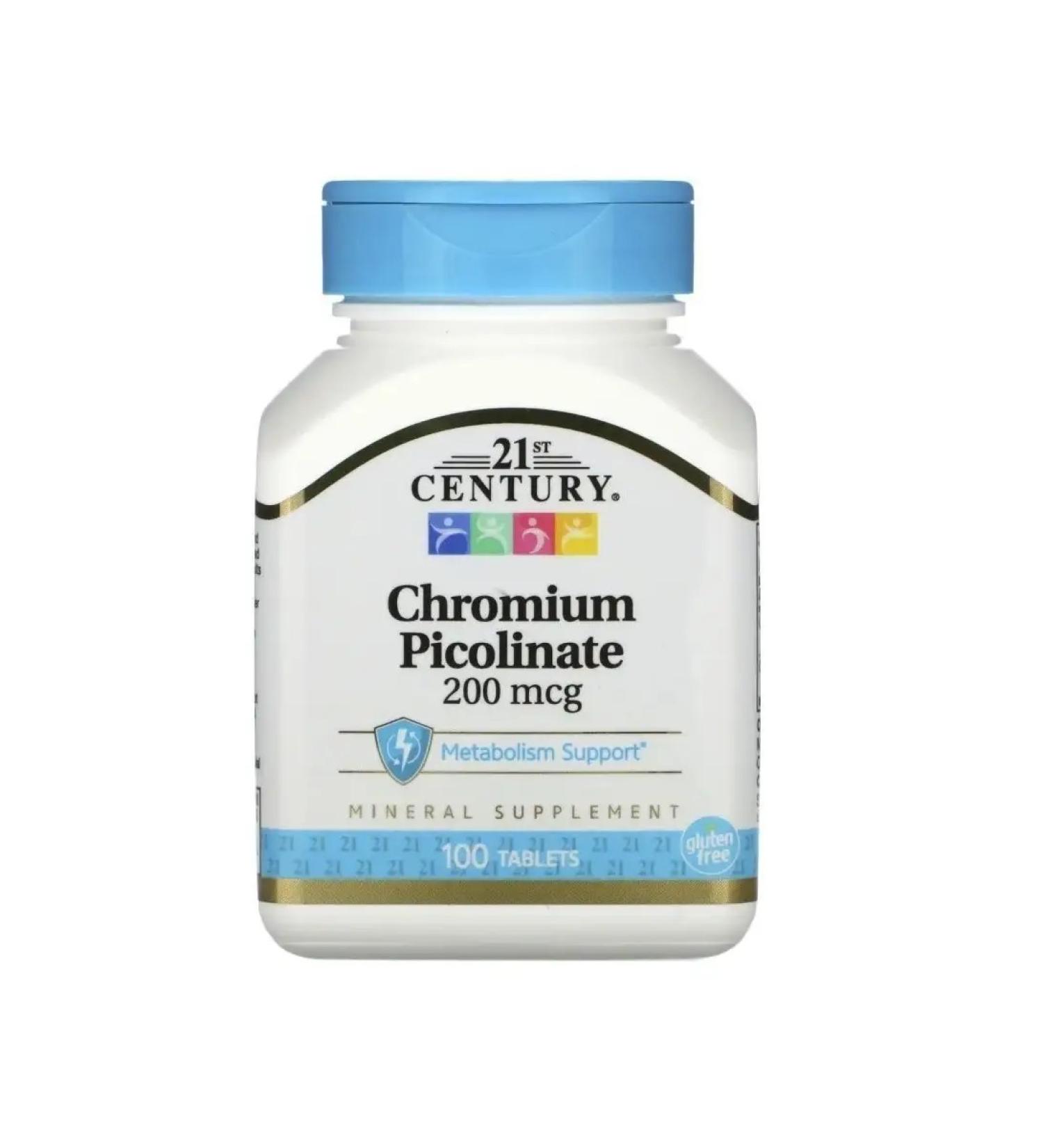 21st Century Picoline chromium vitamins