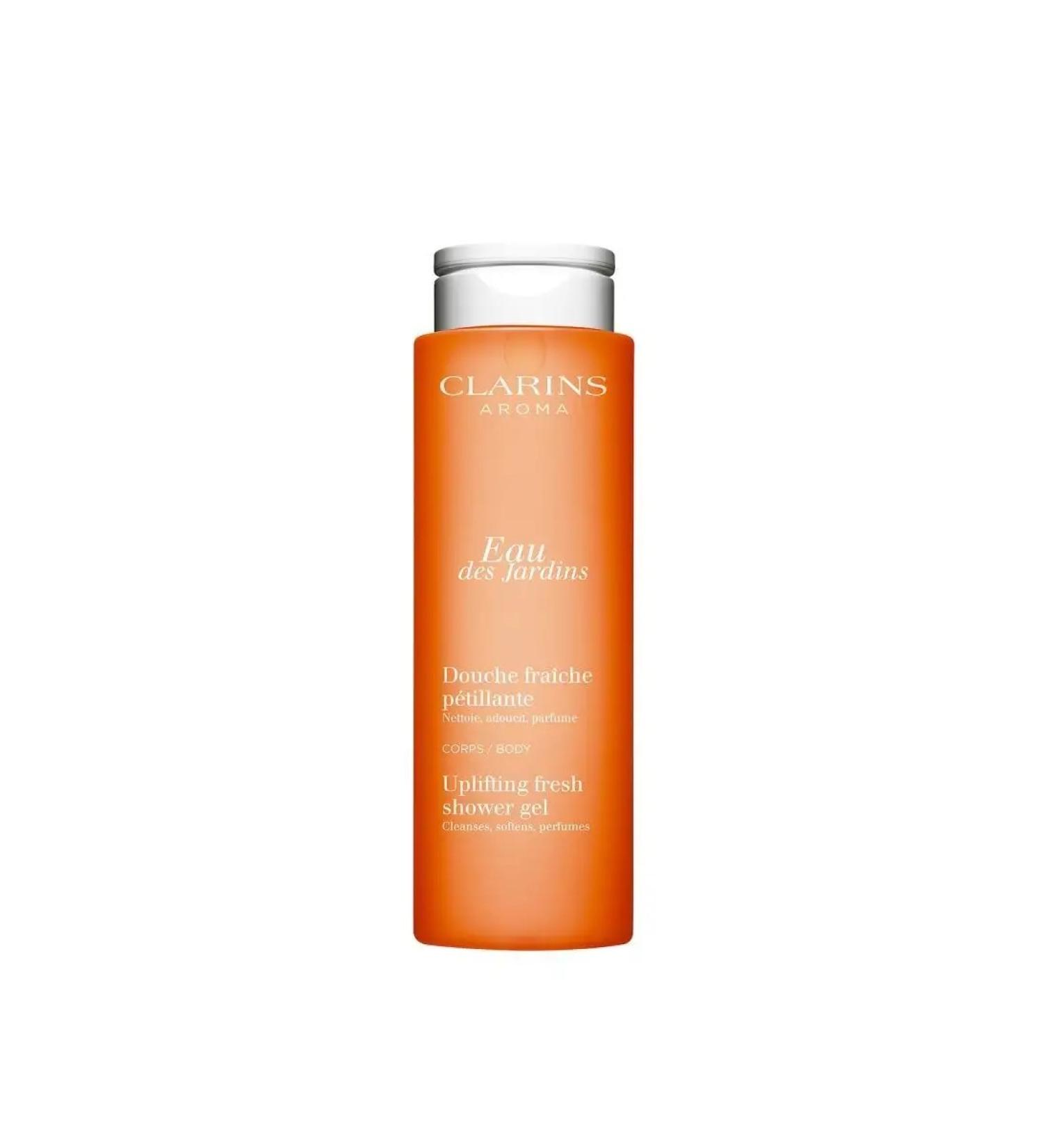 Clarins Moisturizing shower gel Eau des jardins 200ml - Buy Online on GoSupps.com