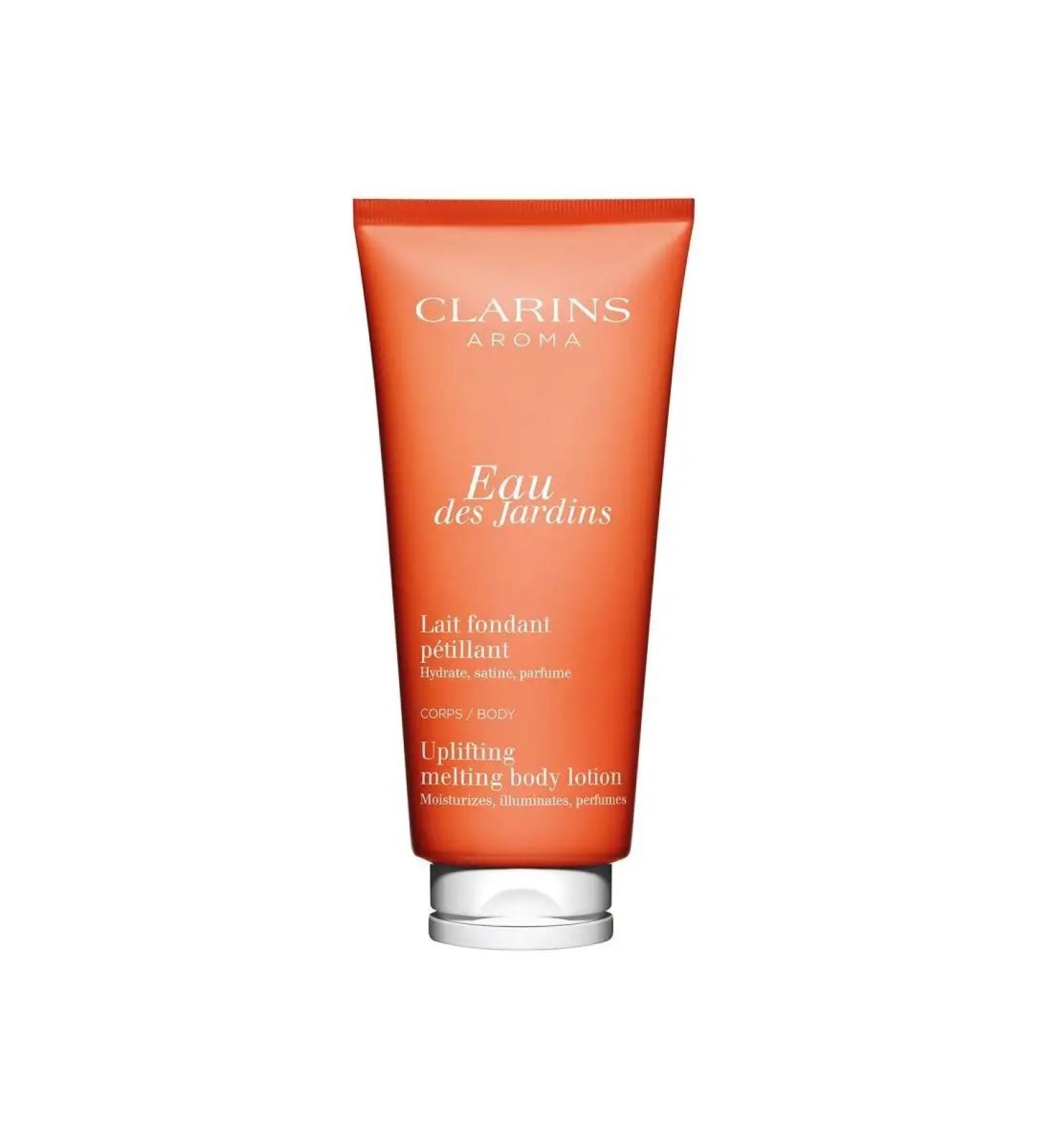 Clarins Moisturizing body milk Eau des jardins 200ml - Buy Online on GoSupps.com