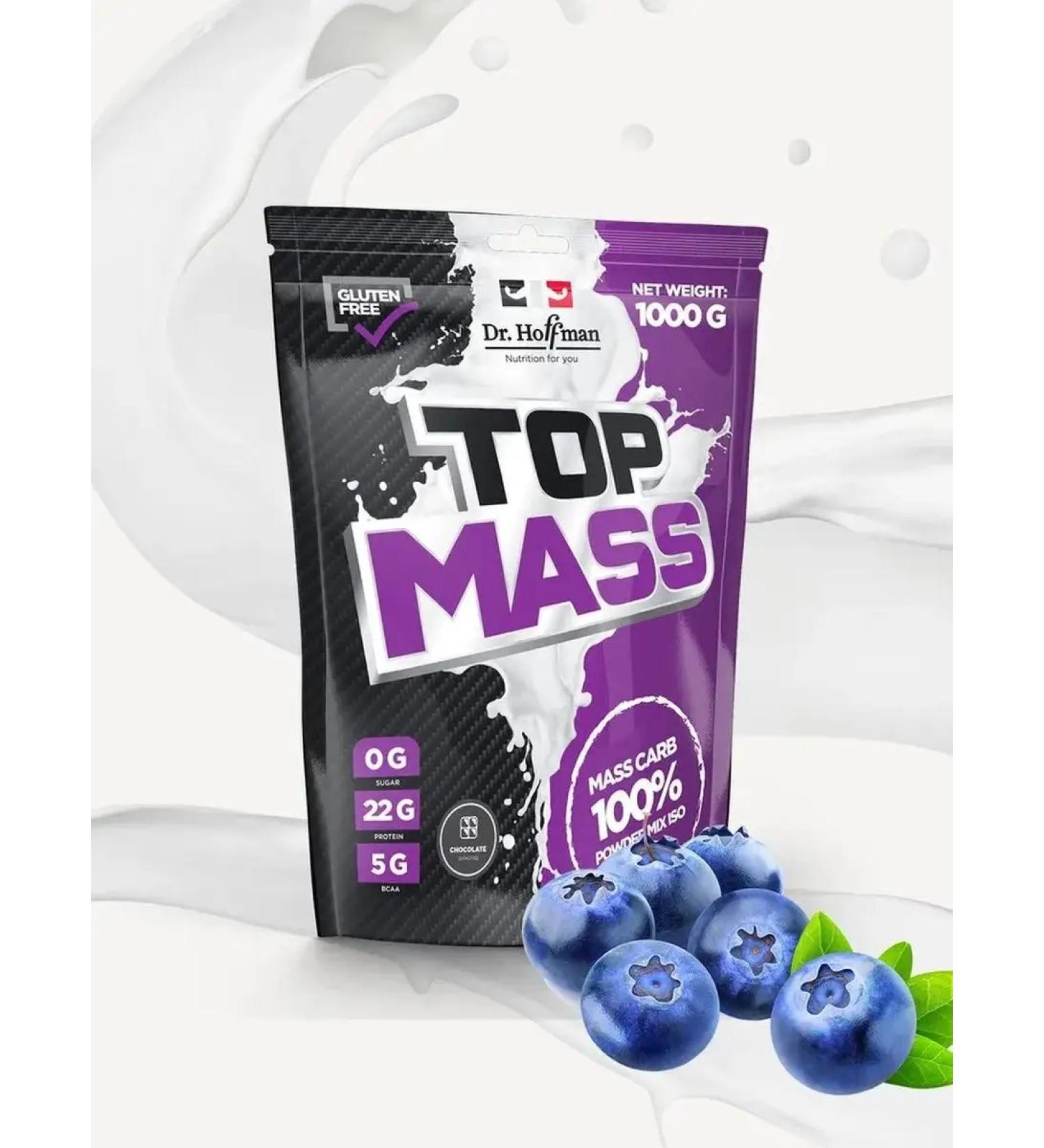 Dr Hoffman Gainer high -calorie for gaining mass Top Mass Blueberries - Buy Online on GoSupps.com