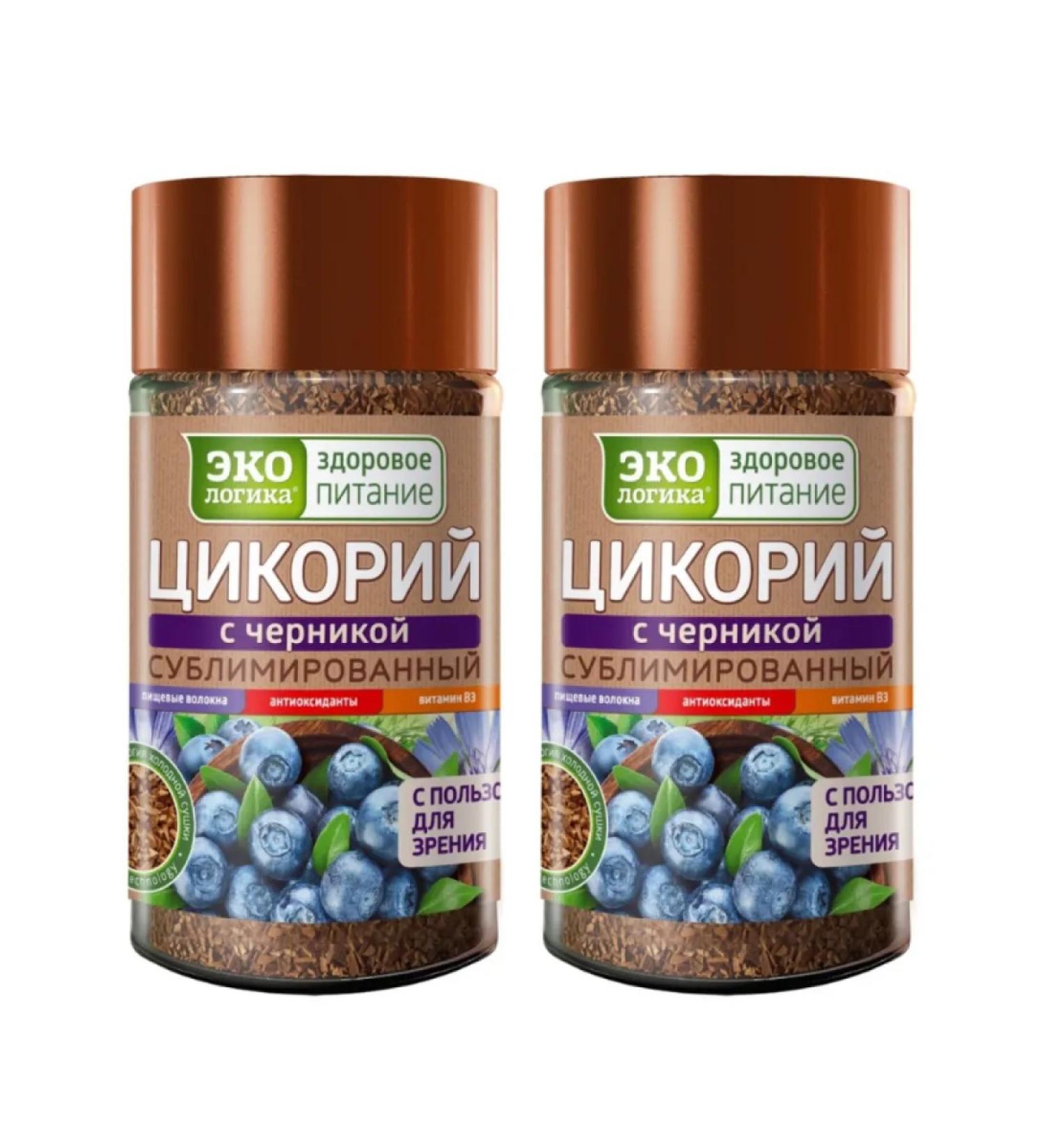 Chicory Ecological with blueberry 85 grams 2 pcs - Buy Online on GoSupps.com