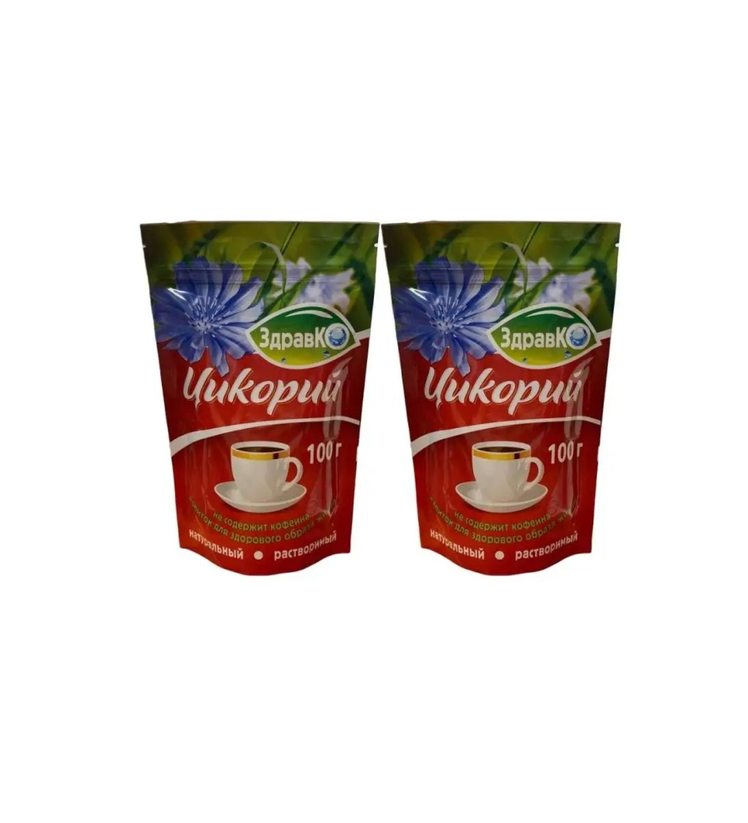 Tsikoria soluble natural 100 g 2 pcs