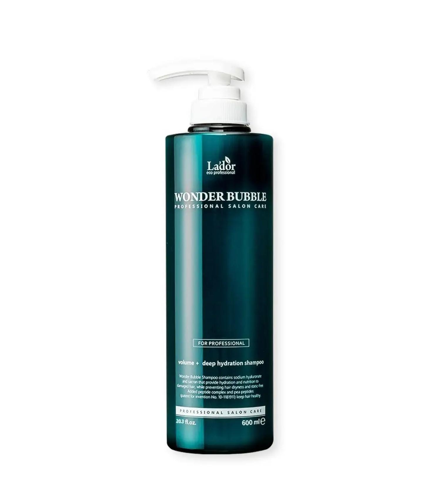 LADOR Moisturizing for hair volume Wonder Bubble Shampoo 600 ml