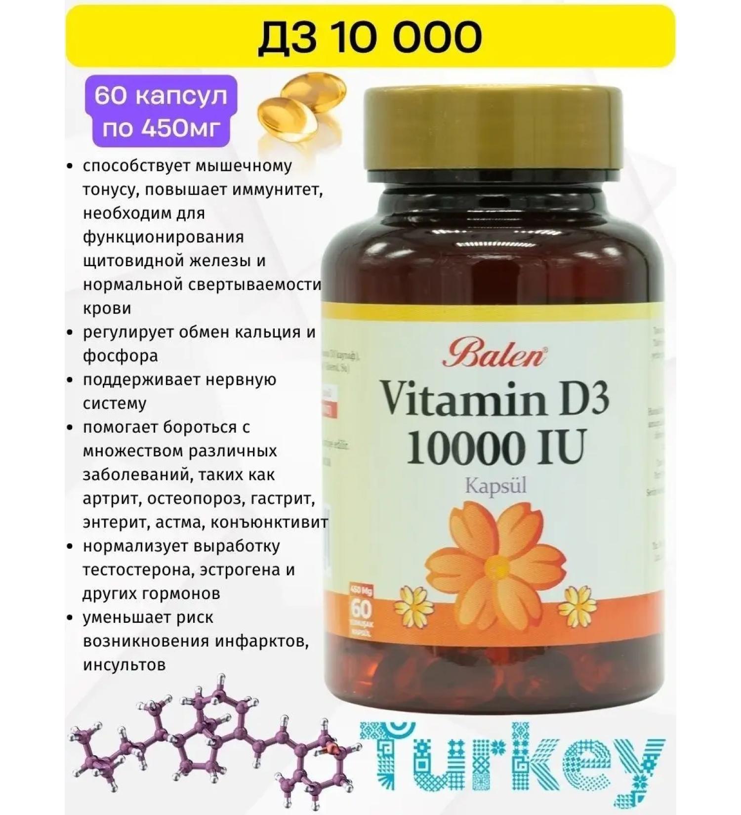 Balen Vitamin D3 in capsules T rkiye - Buy Online on GoSupps.com