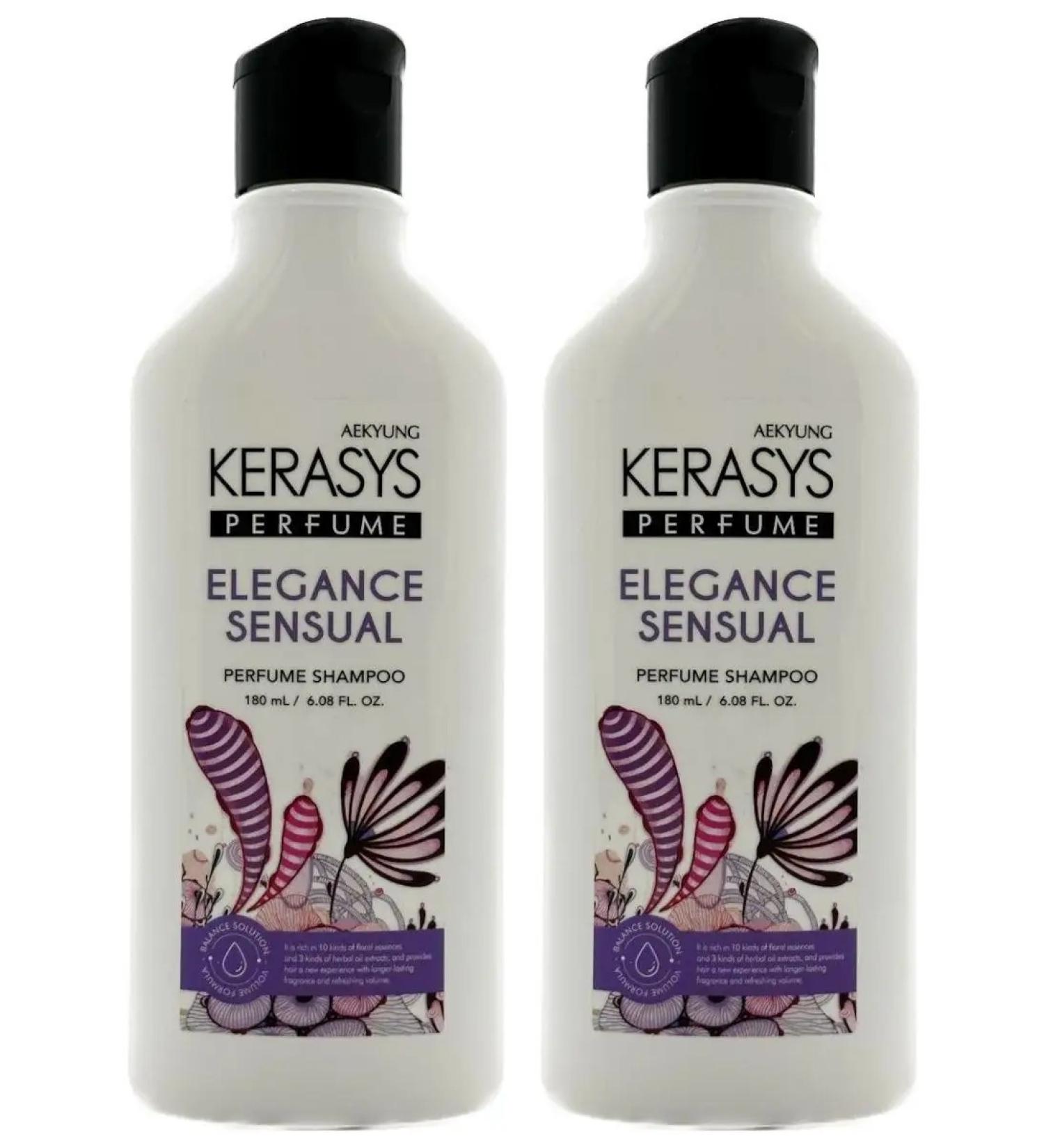 KeraSys Hair shampoo Elegance & Sensual 180ml-2 pillars