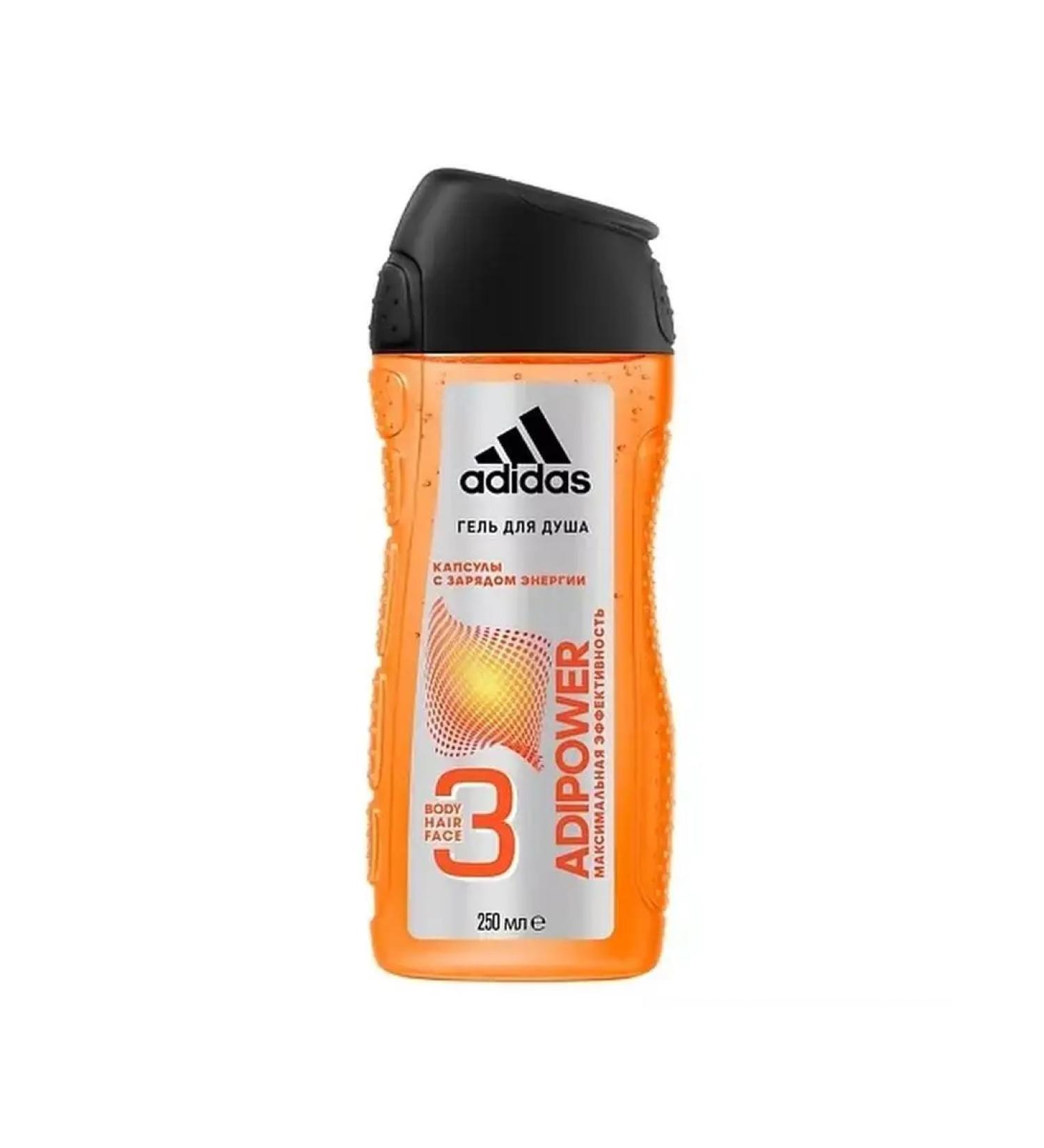 adidas Shower gel Adipower 3 in 1 250ml - Buy Online on GoSupps.com
