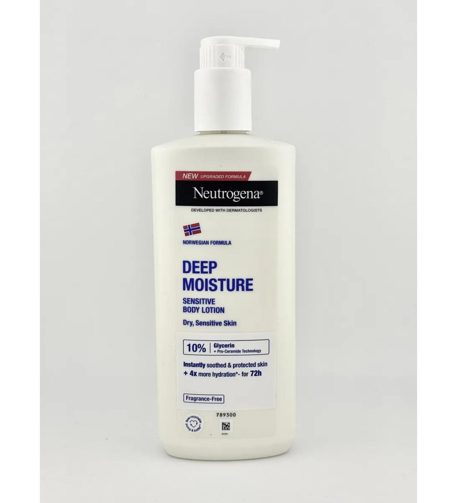 Neutrogena The body of the body is deep moisturizing for feelings. skin 400ml - Buy Online on GoSupps.com