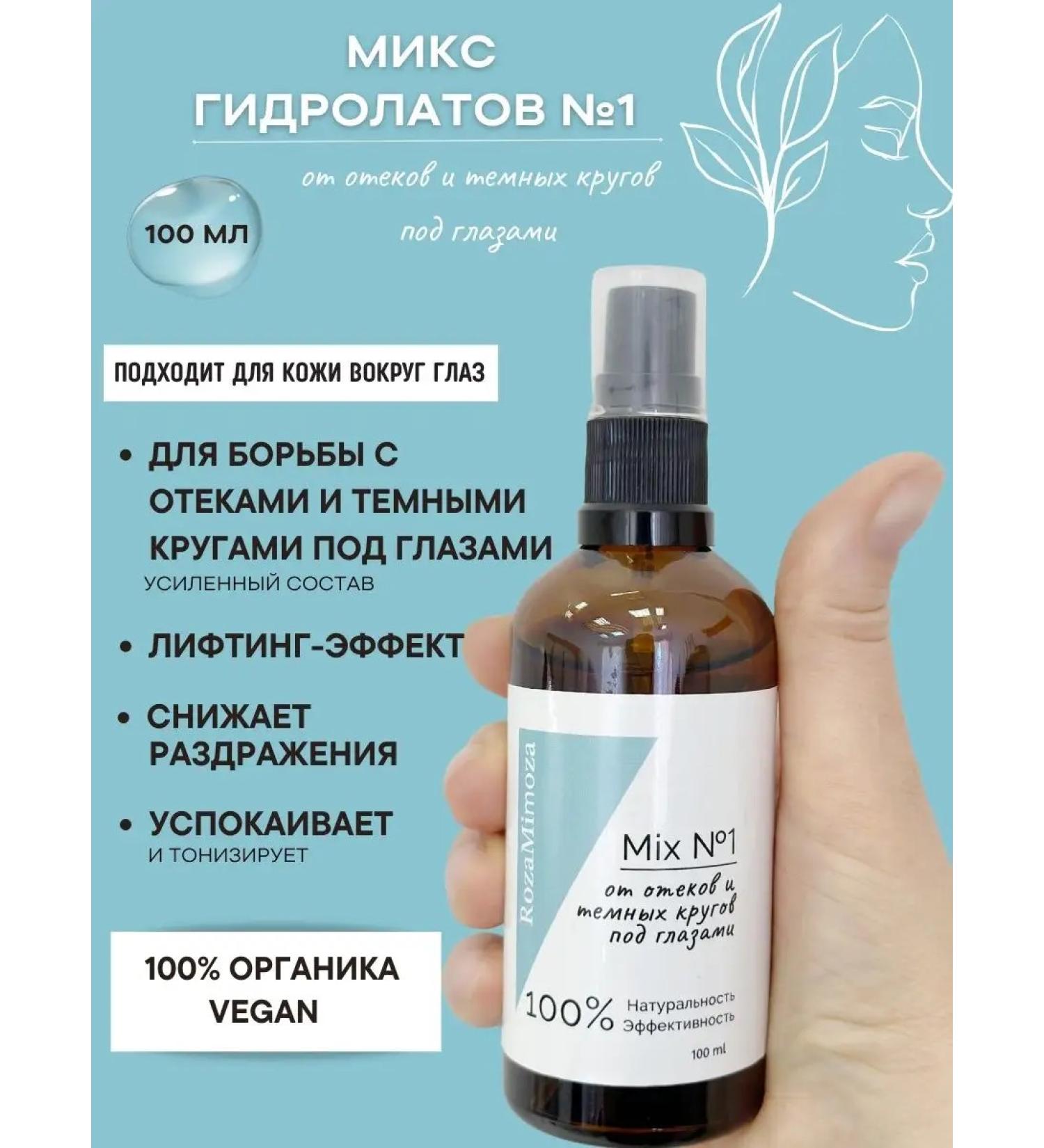 RoseMimosa MIX hydrolytes from edema 100 ml - Buy Online on GoSupps.com