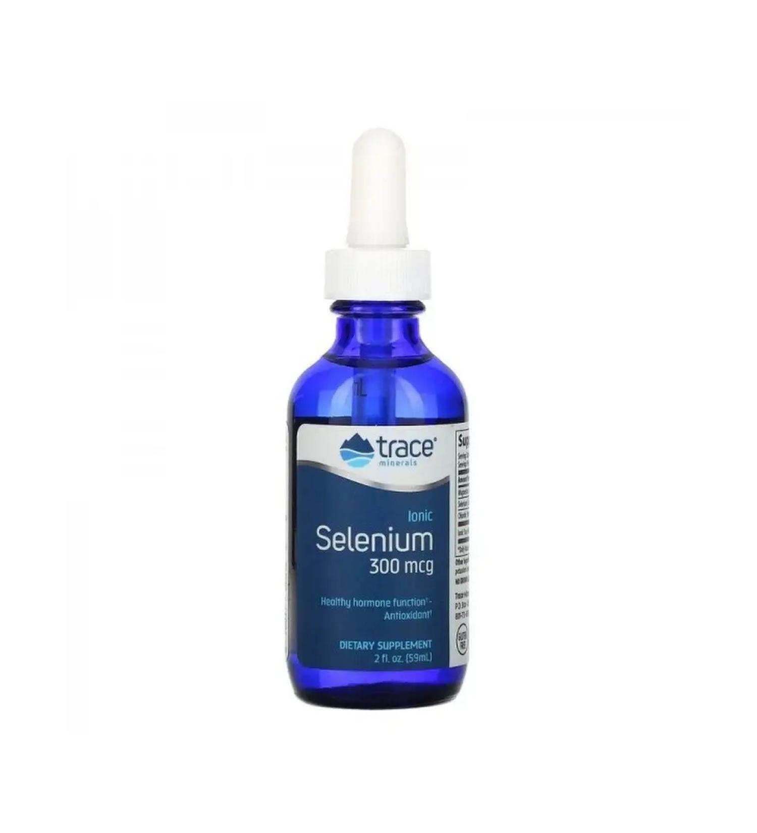 Trace Minerals Vitamin Complex Selenic Selenium 300 mcg 59 ml