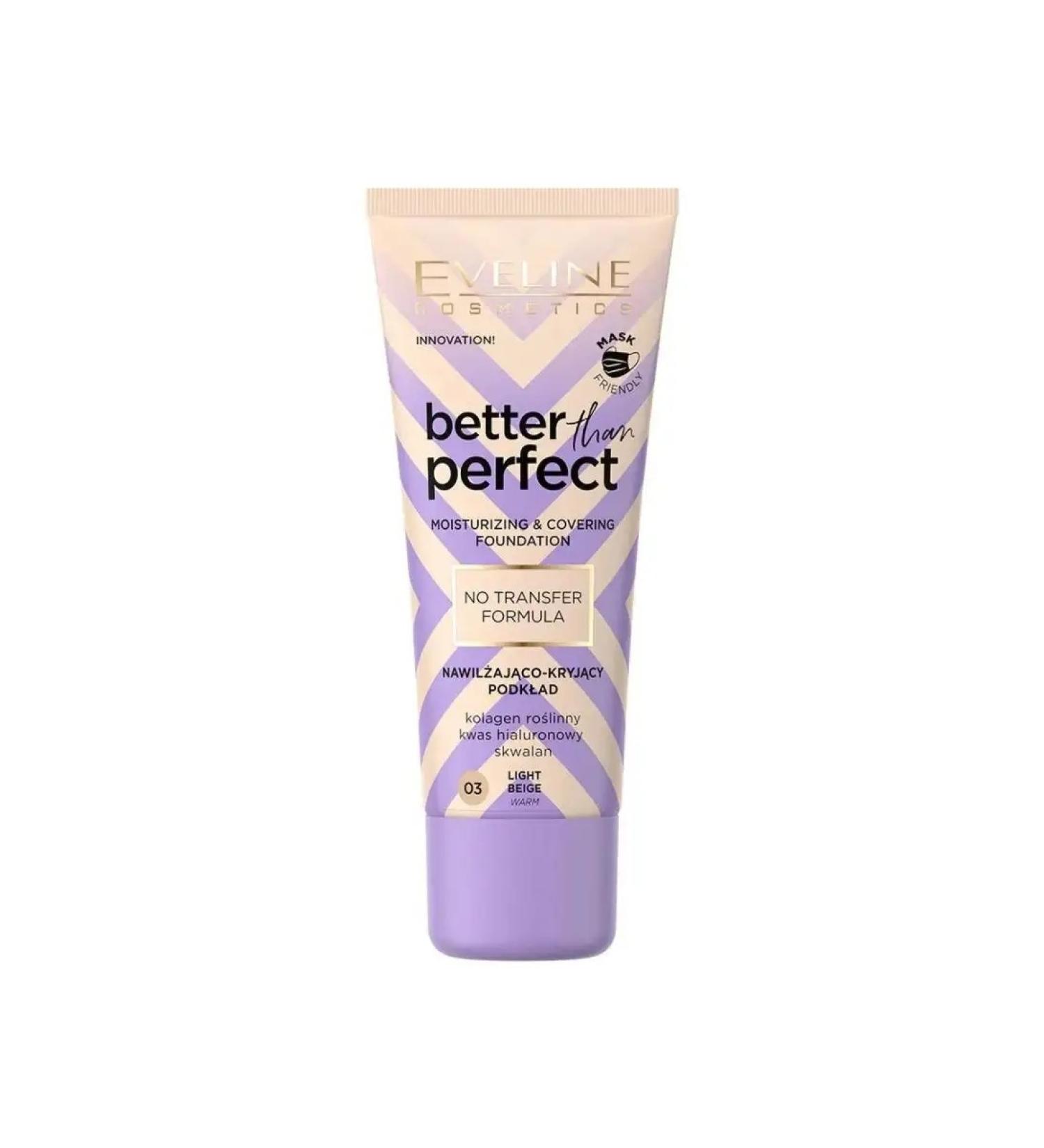 EVELINE Tonal base moisturizing 03 Light Beige Beige light - Buy Online on GoSupps.com