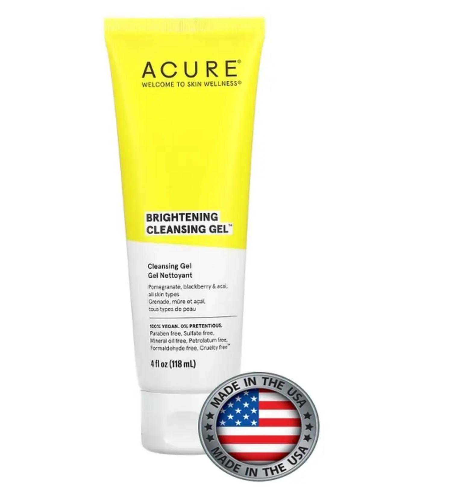 Acure Lightening gel for washing 118 ml