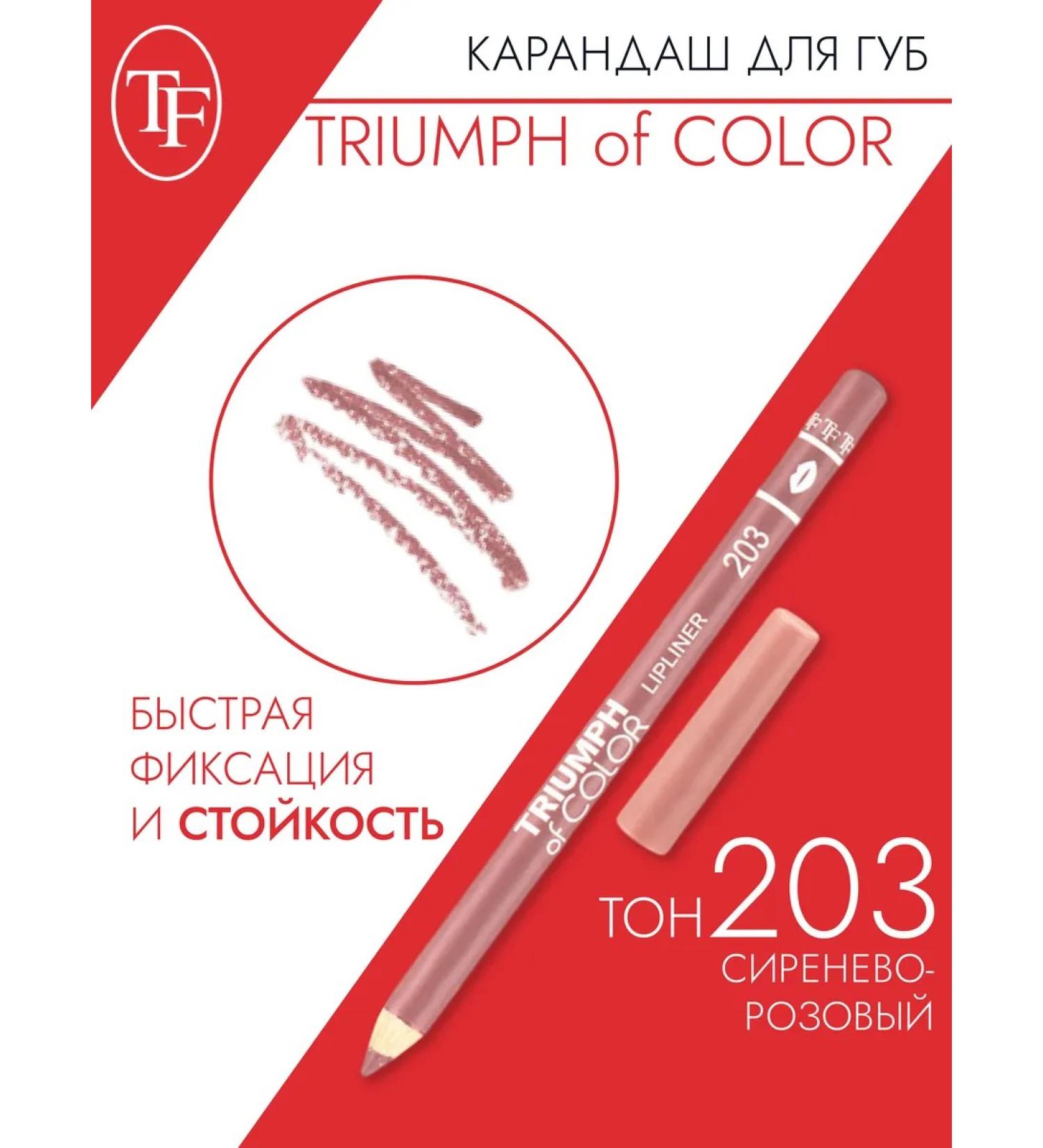 TF Cosmetics TF lip pencil Triumph of color tone 203 - Buy Online on GoSupps.com