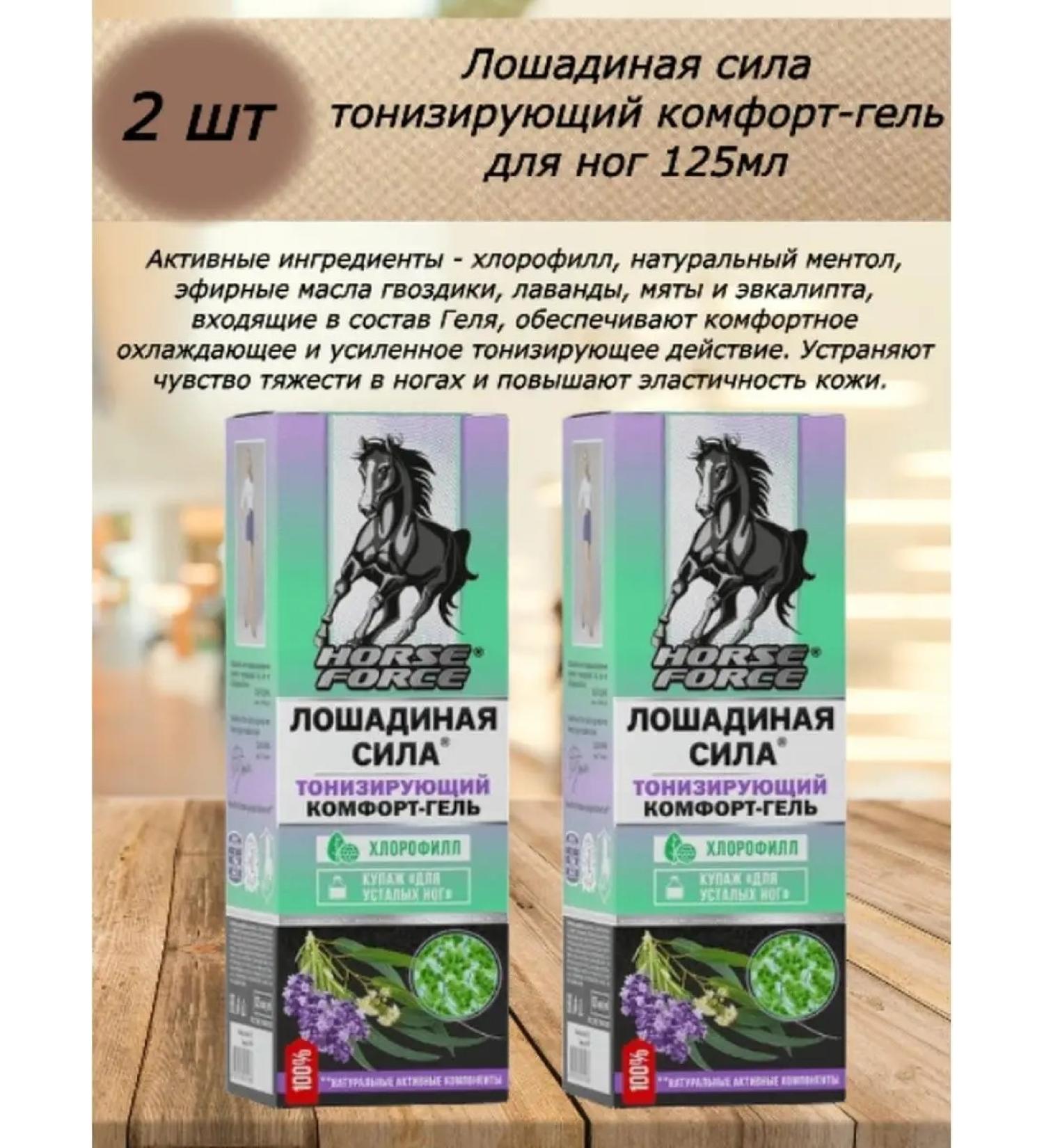 Horsepower Toning Comfort Gel Dwall 125ml 2pcs