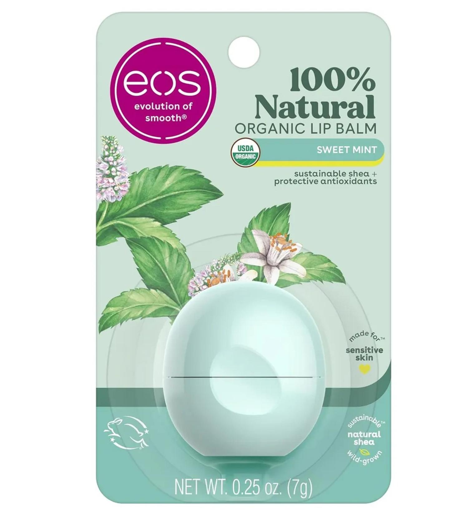 EOS Evolution of Smooth Lip balm Sweet Mint Lip Balm - Buy Online on GoSupps.com