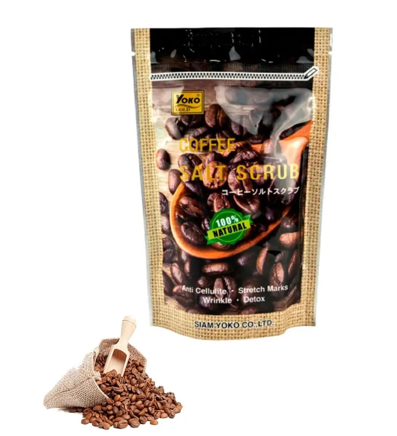 Yoko Salt body scrub with coffee 280g