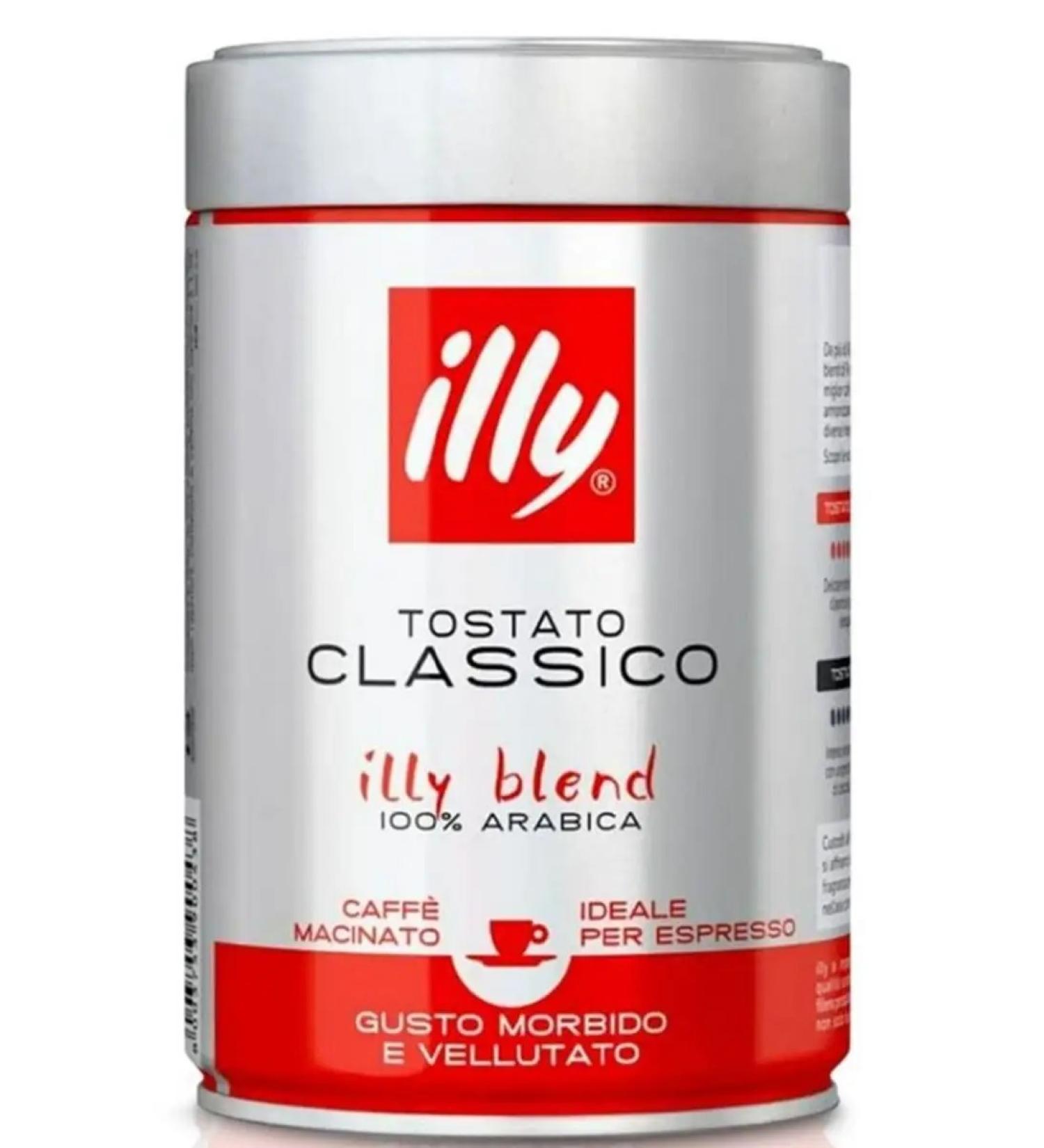 Coffee ground illy Classico Red 250g (red) - Buy Online on GoSupps.com