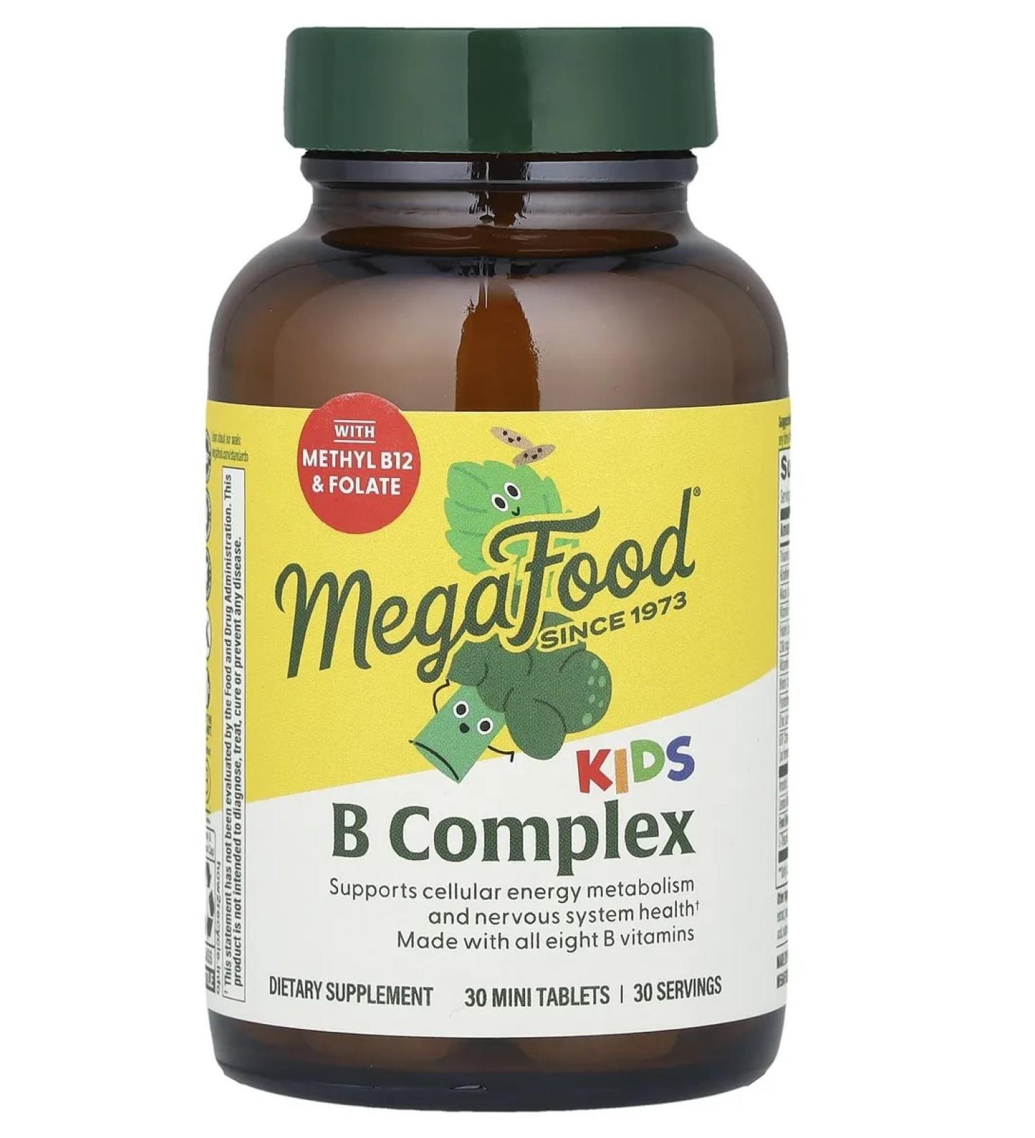 MegaFood A complex of B vitamins for children 30 tablets - Buy Online on GoSupps.com