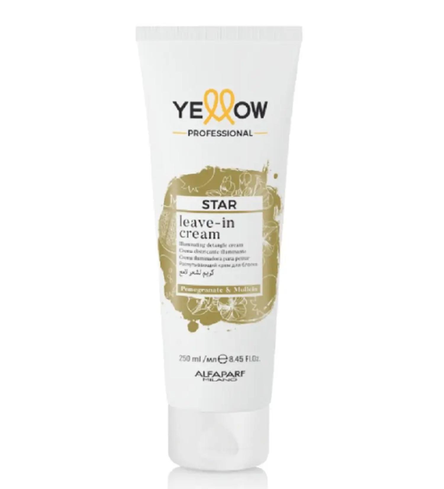 YELLOW Hair cream Star Leave-in Cream for shine